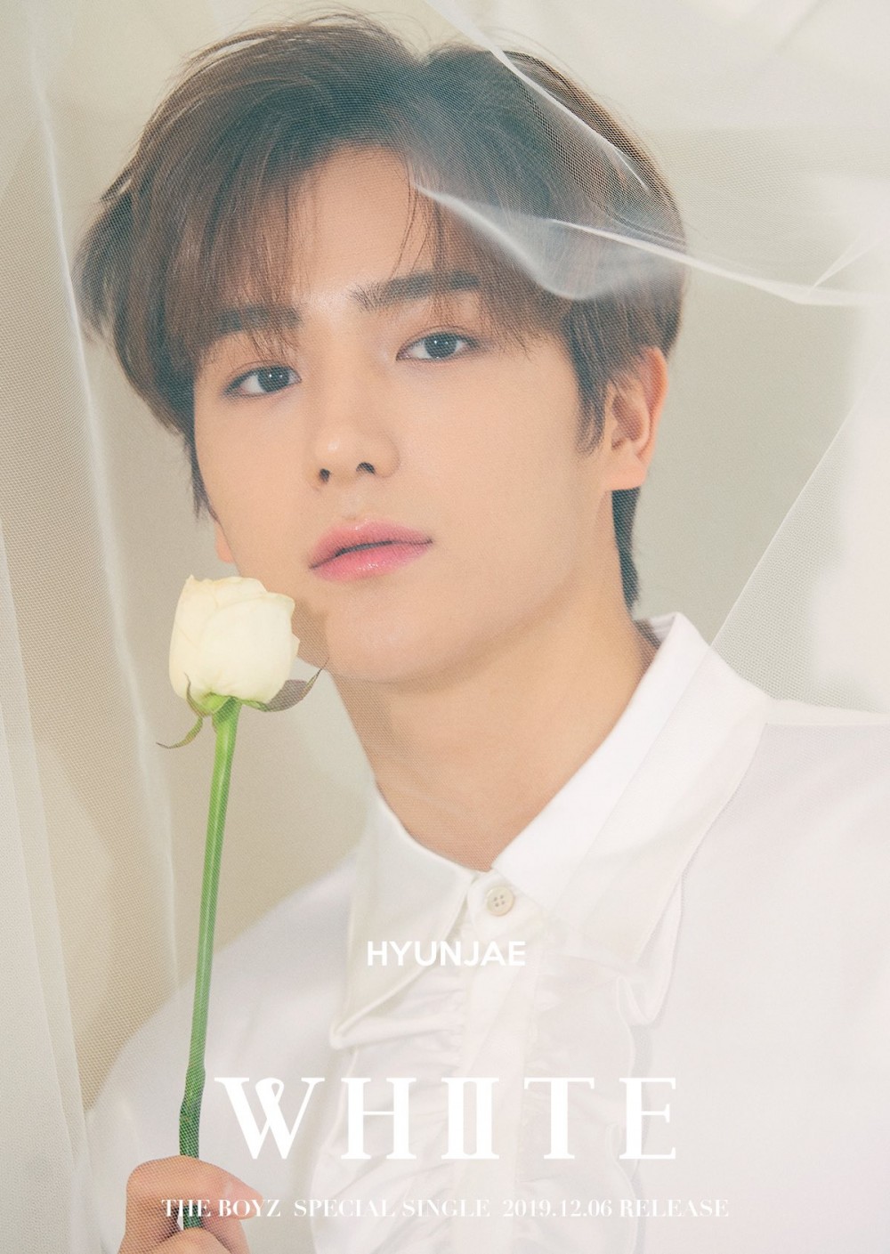 Hyunjae teaser image for special single 'White' Boyz Photo
