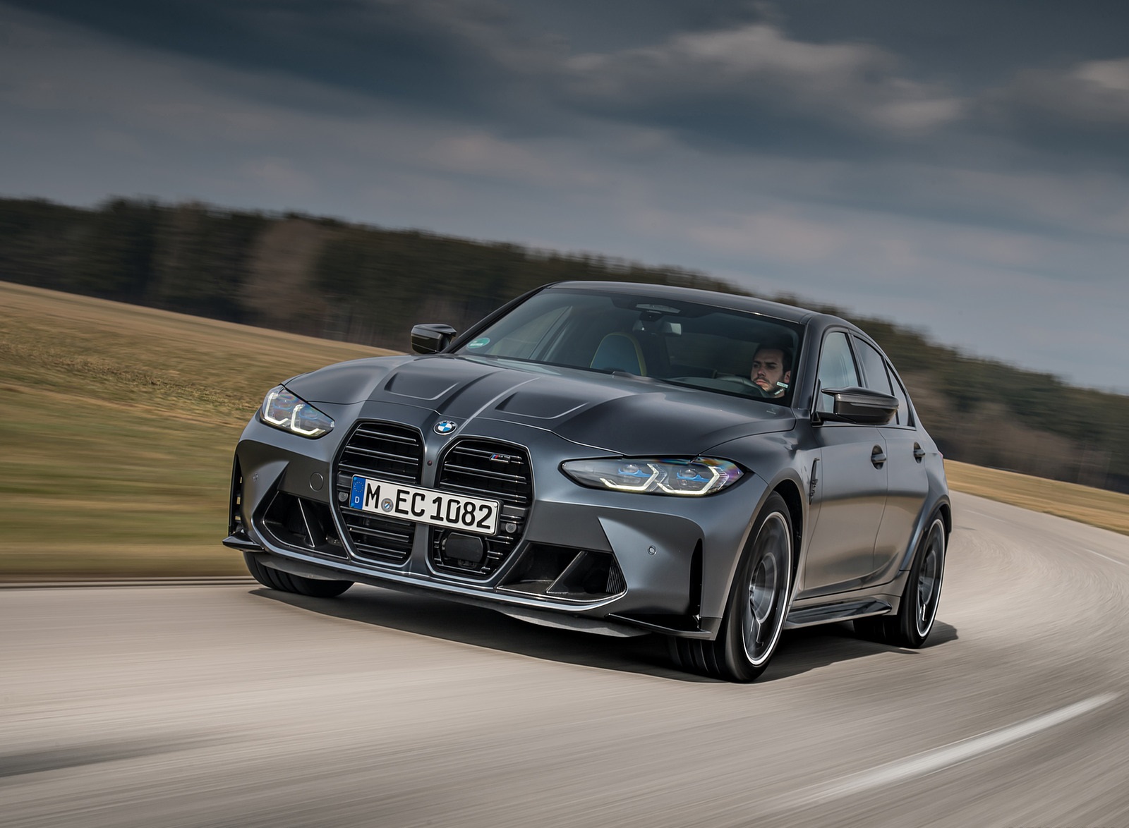 2022 BMW M3 Competition M xDrive Front Wallpaper