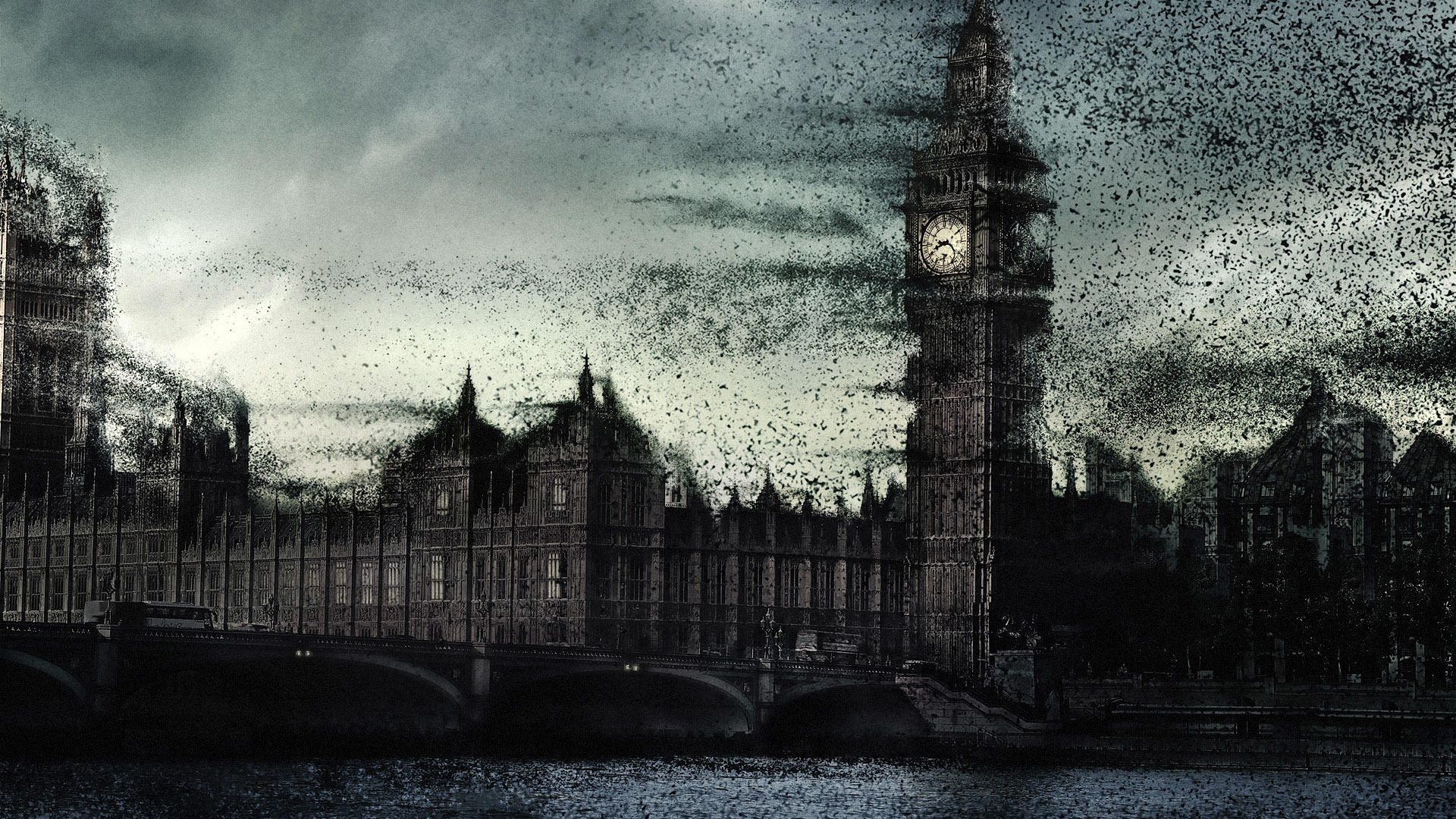 The Day The Earth Stood Still London Big Ben Wallpaper:1920x1080