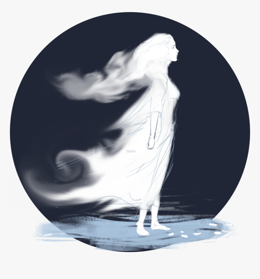 Picture Of The Ghost Ghost Girl Art, HD Png Download, Transparent Png Image