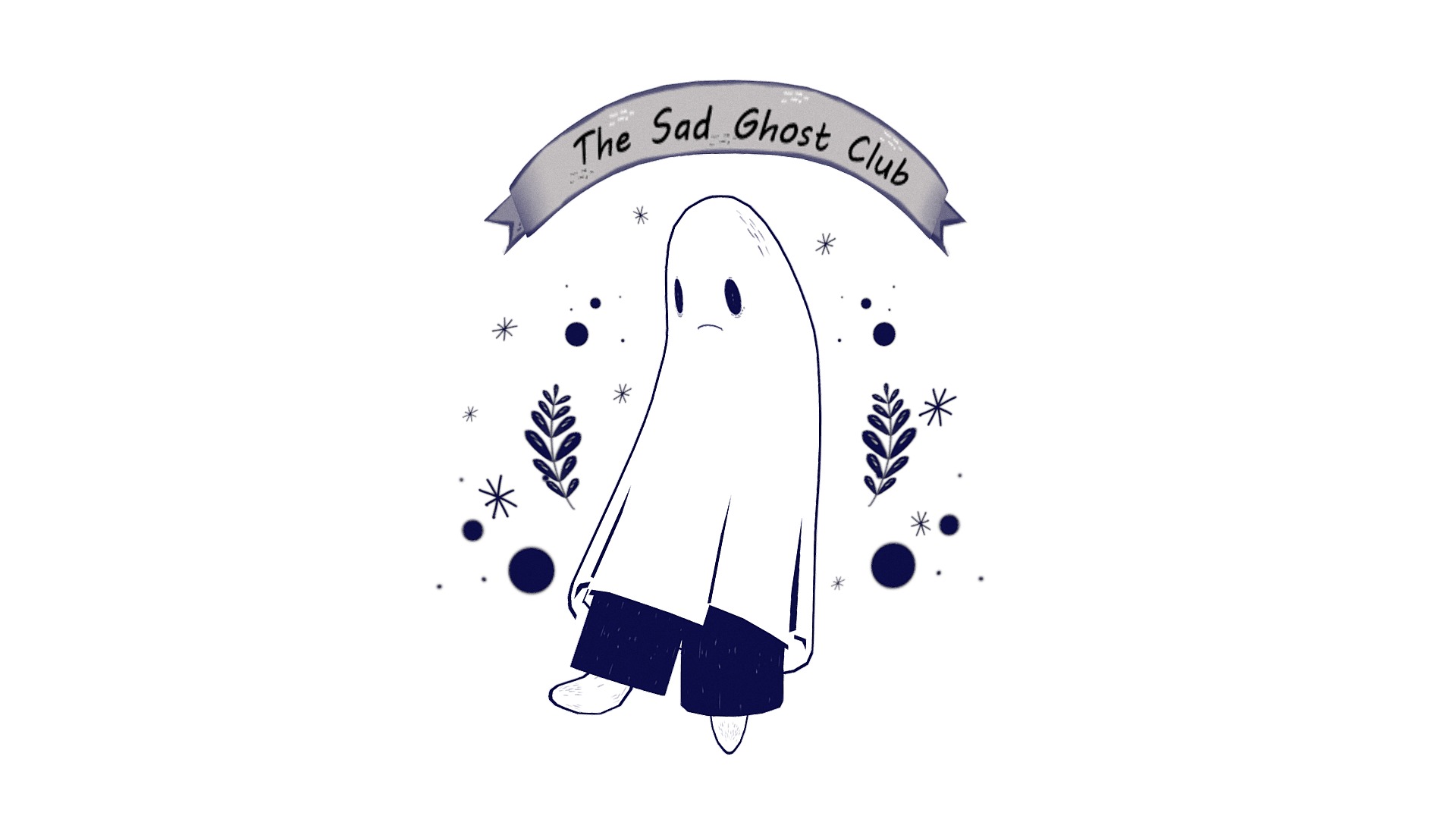 The sad. Sad Ghost. Ghost Club. Картинка Sad Ghost Club. Sad Ghost Tattoo.