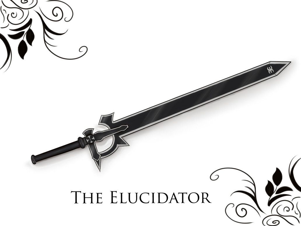 the elucidator Google. Sword art online wallpaper, Sword art online, Sword art