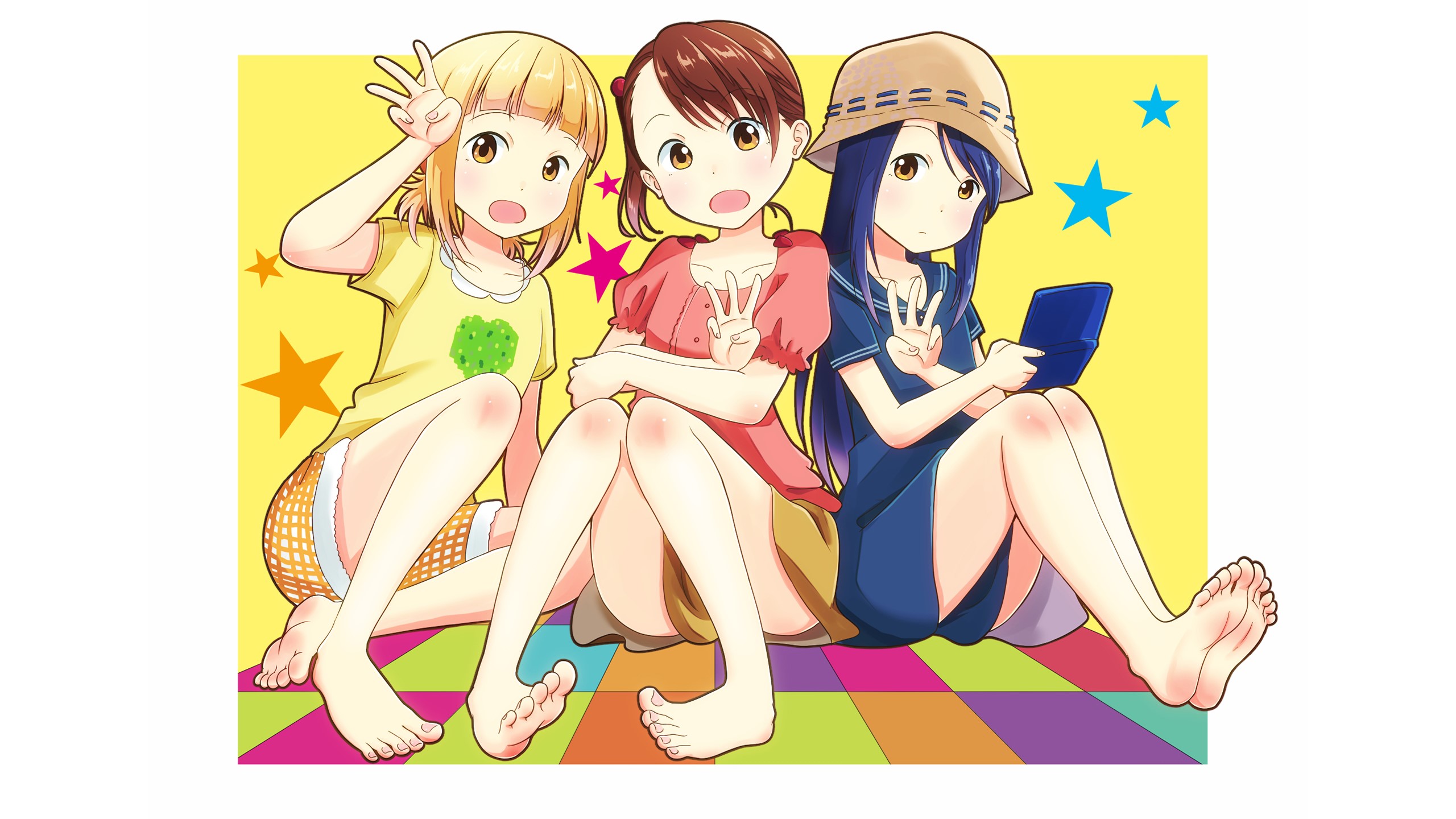 HD Wallpaper for theme: Mitsuboshi Colors HD wallpaper, background