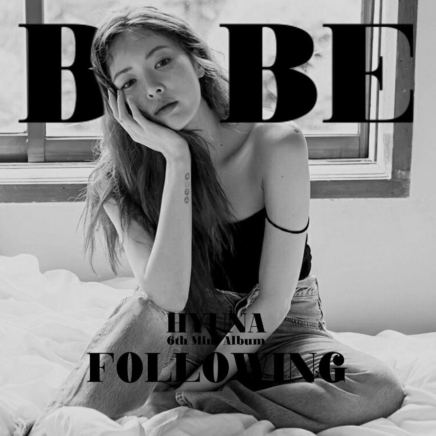 HYUNA BABE / FOLLOWING album cover