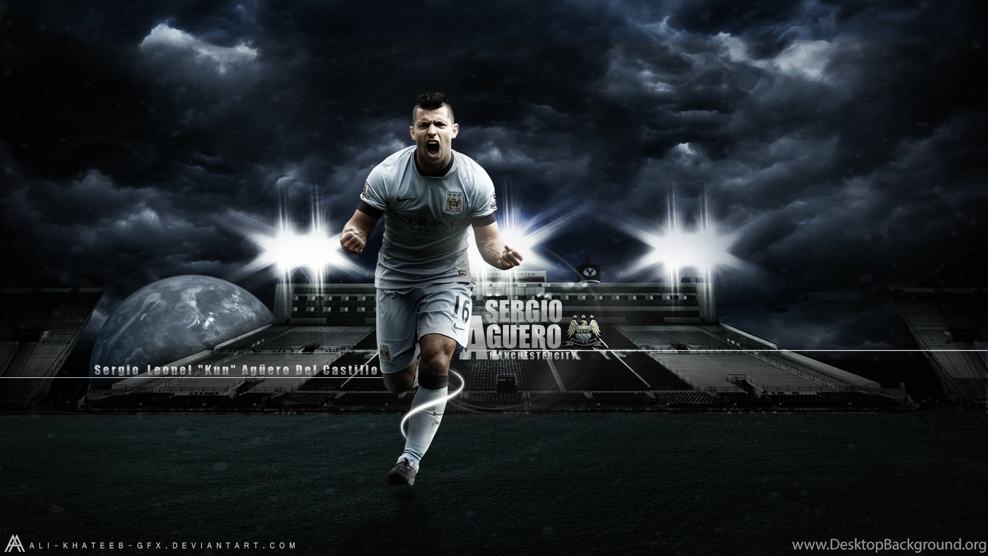 Sergio Aguero Manchester City Wallpaper DreamLoveWallpaper Desktop Background