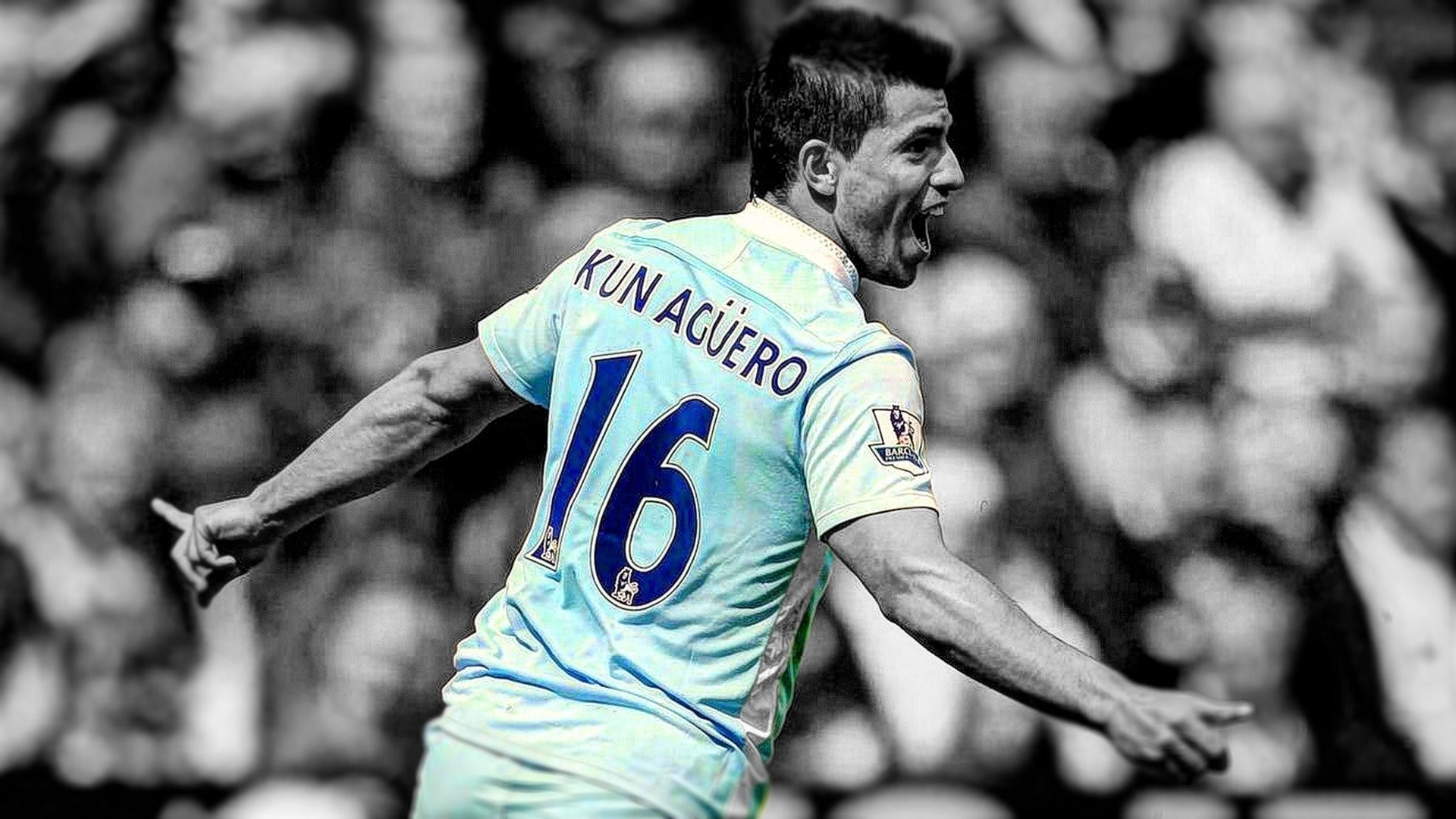 Full HD Sergio Aguero HD Wallpaper