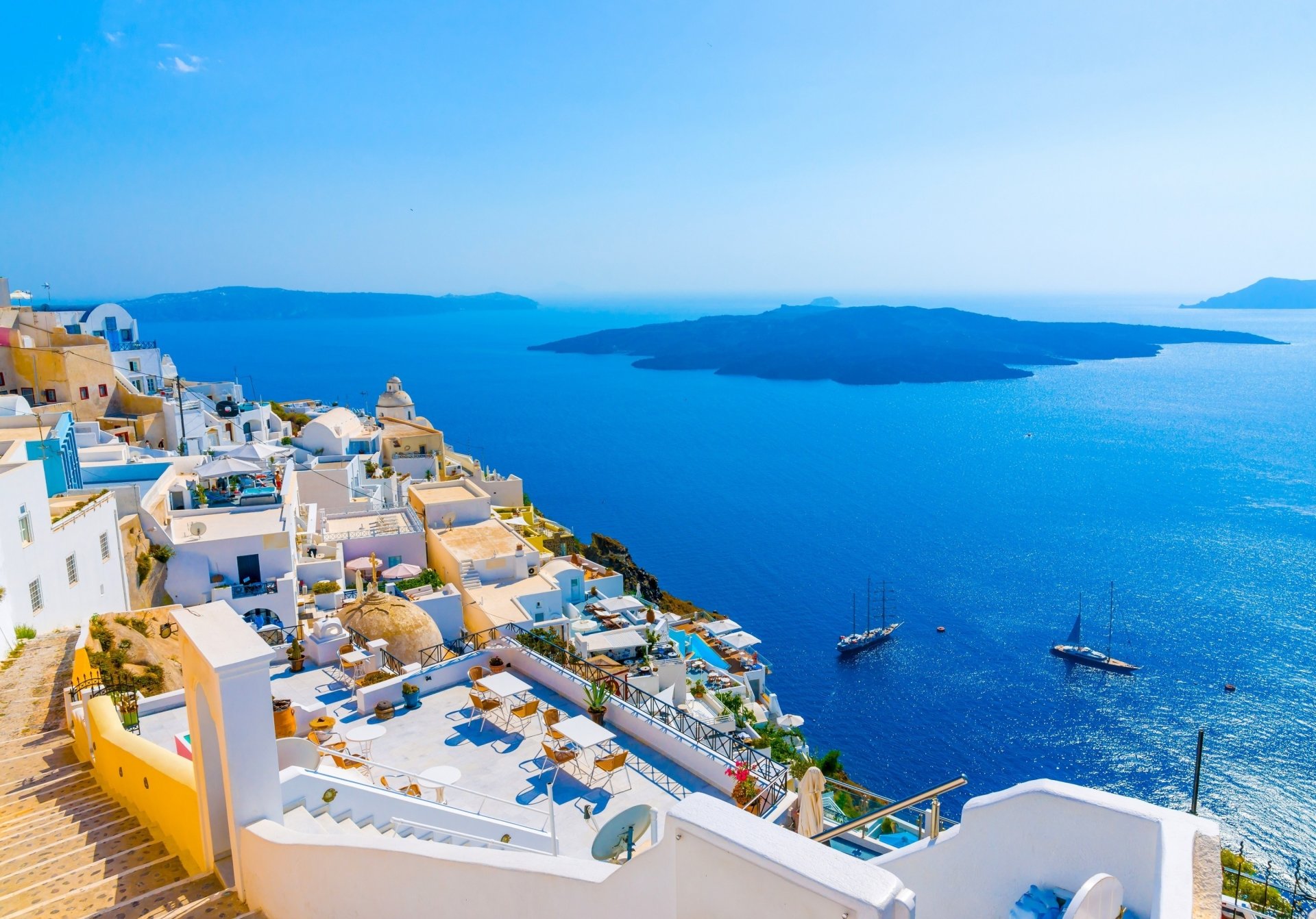 Santorini HD Wallpaper and Background Image