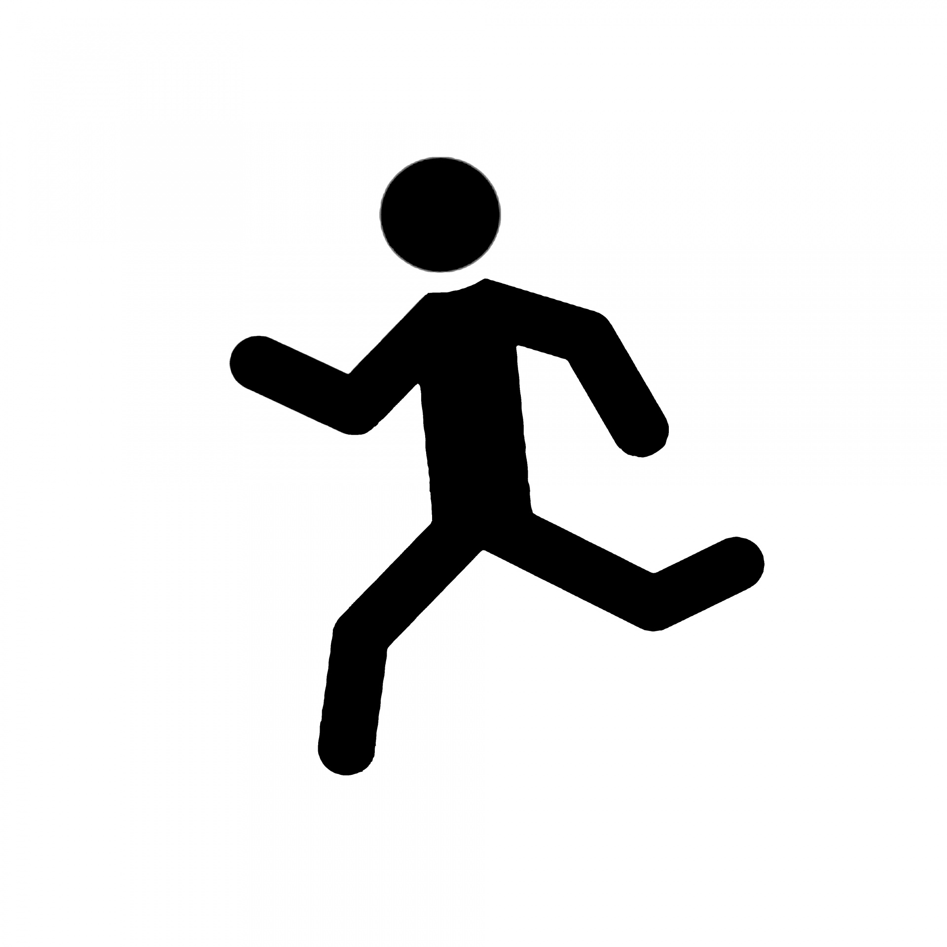 Фигурка бегущего человека