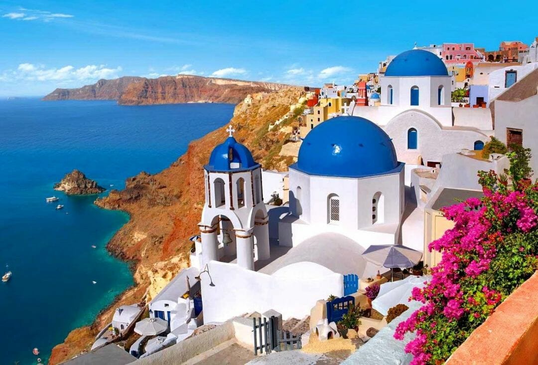 Santorini Greece, iPhone, Desktop HD Background / Wallpaper (1080p, 4k) HD Wallpaper (Desktop Background / Android / iPhone) (1080p, 4k) (1080x732)