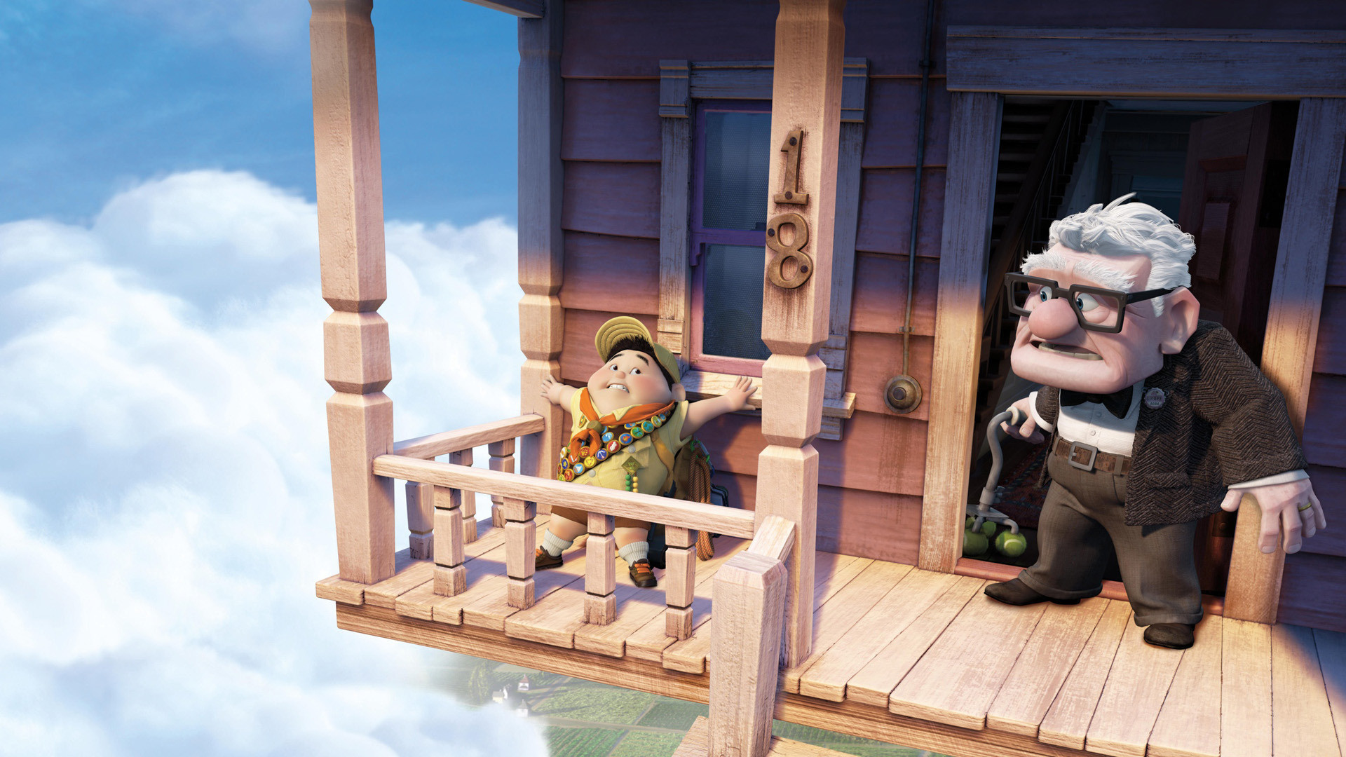 1920x1080 Carl Fredricksen widescreen wallpaper HD Wallpaper