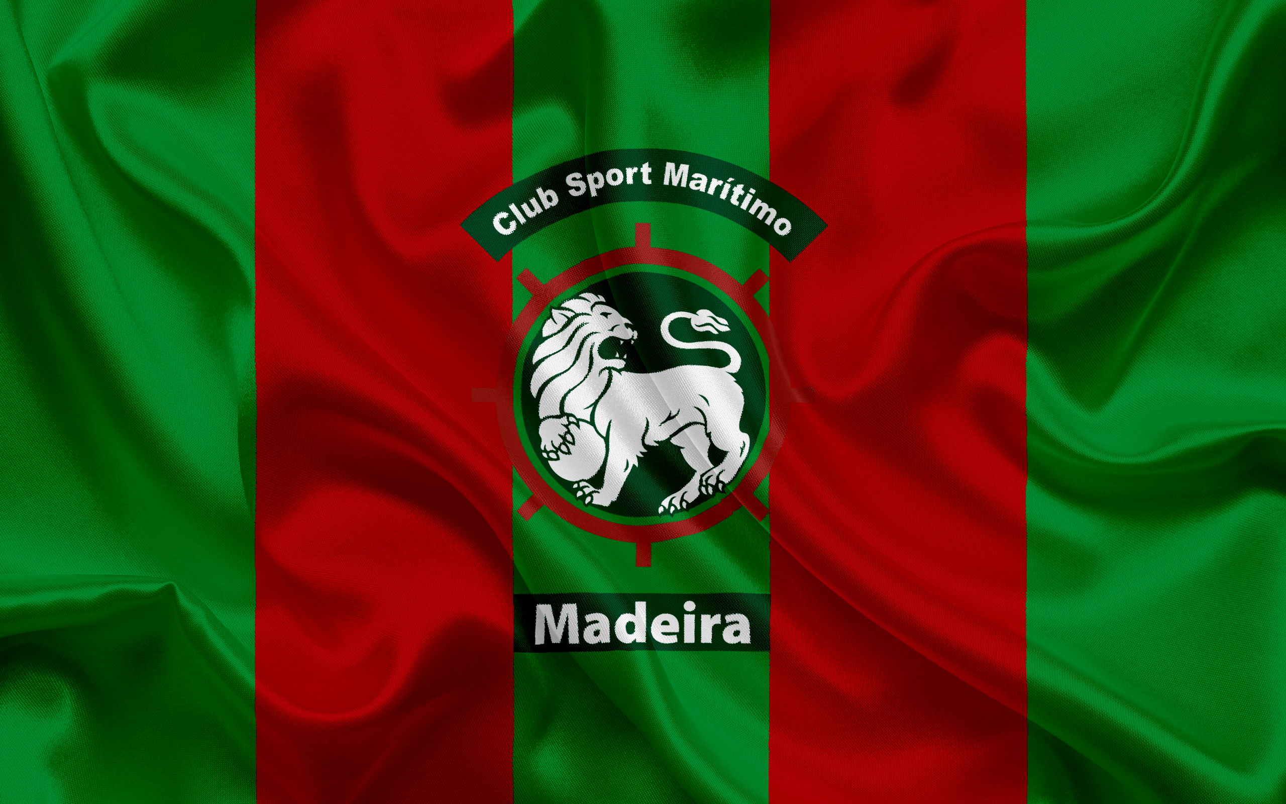 Download wallpaper Club Sport Maritimo, Portuguese football club, flag, emblem, Portugal, football for desktop with resolution 2560x1600. High Quality HD picture wallpaper