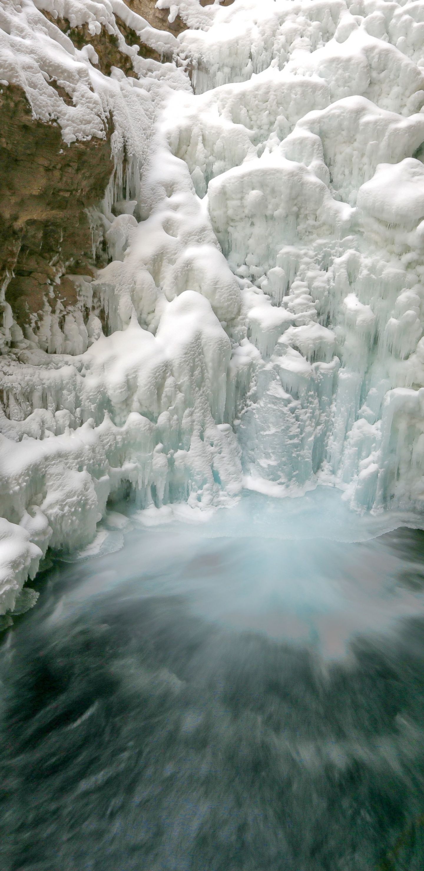 Frozen waterfall, nature, winter wallpaper. Winter wallpaper, Nature, Mountain wallpaper