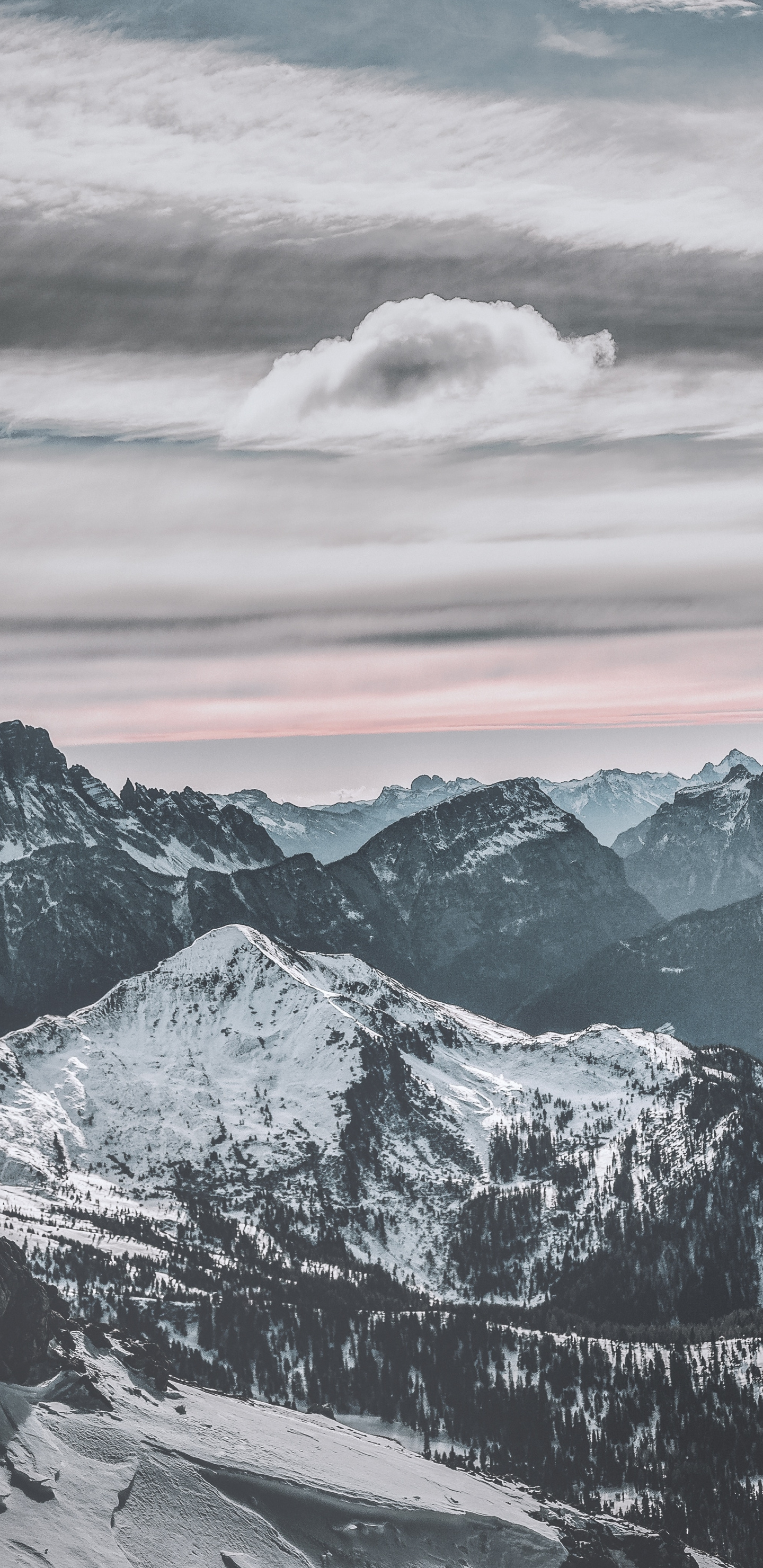 Download Mountains, peak, snow, nature wallpaper, 1440x2960, Samsung Galaxy S8, Samsung Galaxy S8 Plus