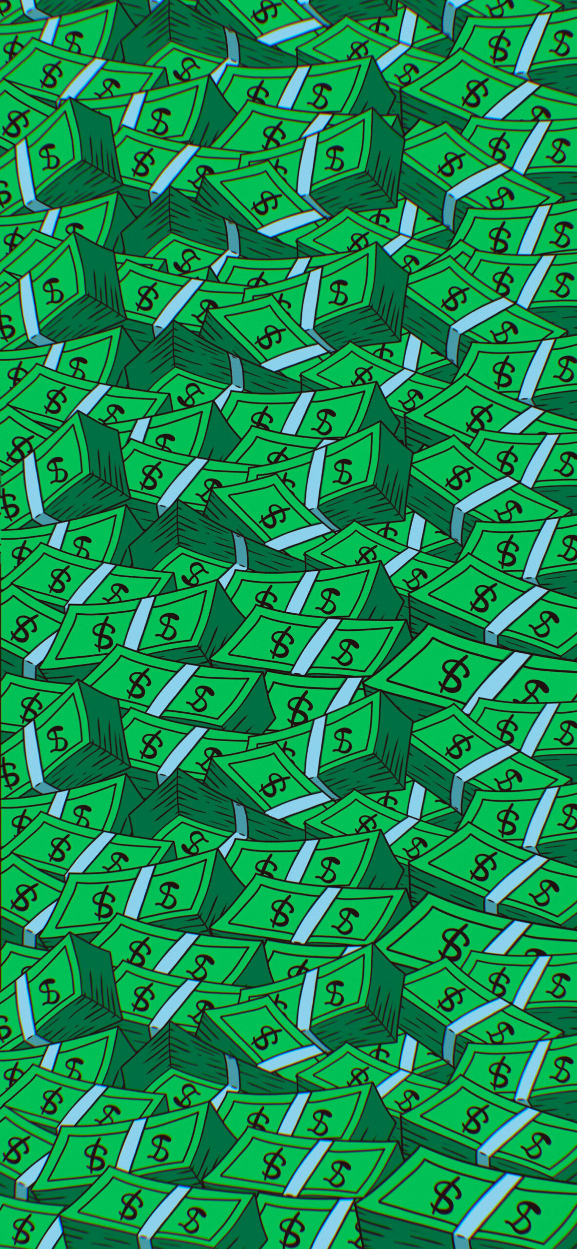 Green Money Wallpaper for iPhone & Android