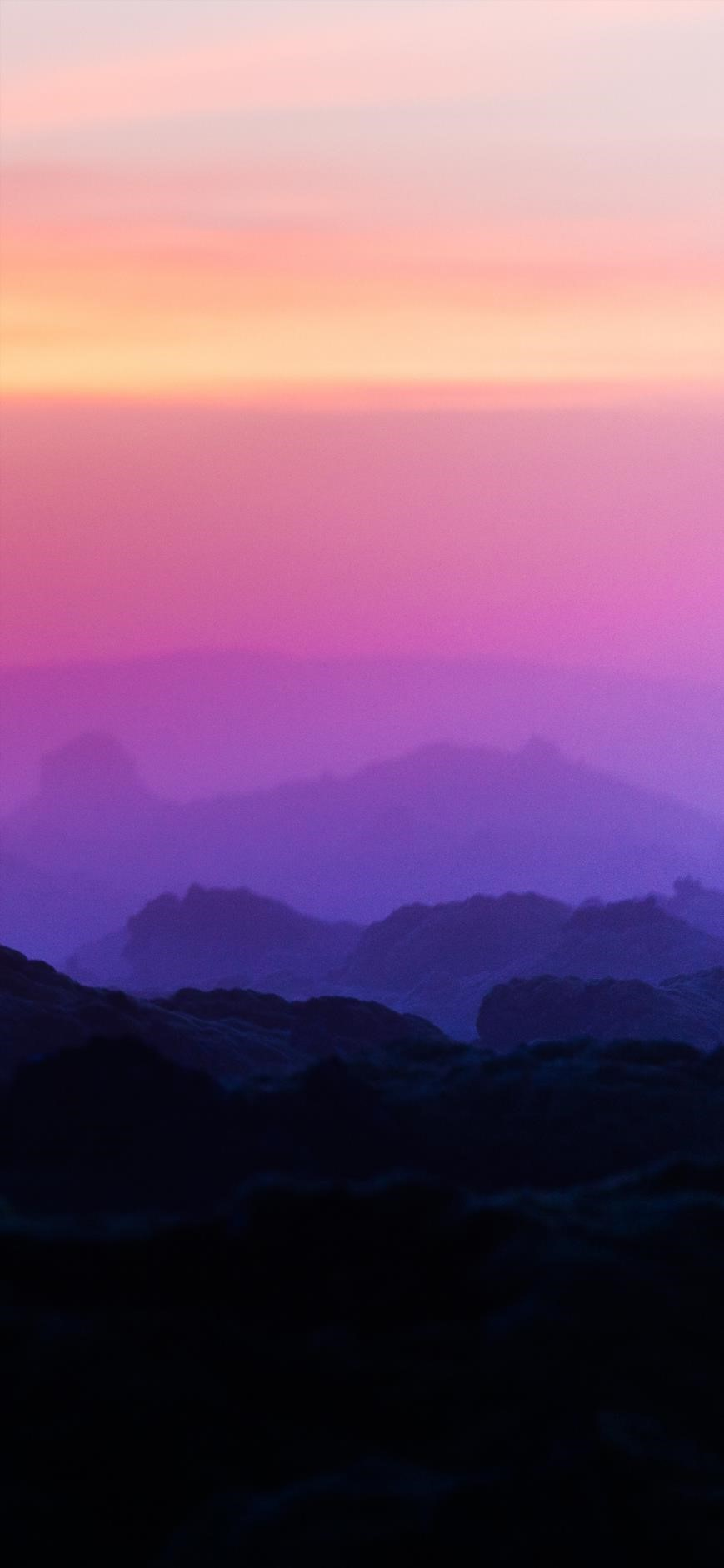 IPhone Wallpaper Mountains Purple Wallpaper Art: Free HD Download