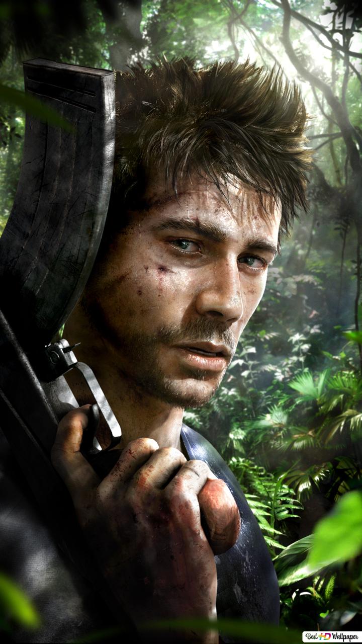 Far Cry 3 game with assault rifle HD wallpaper download