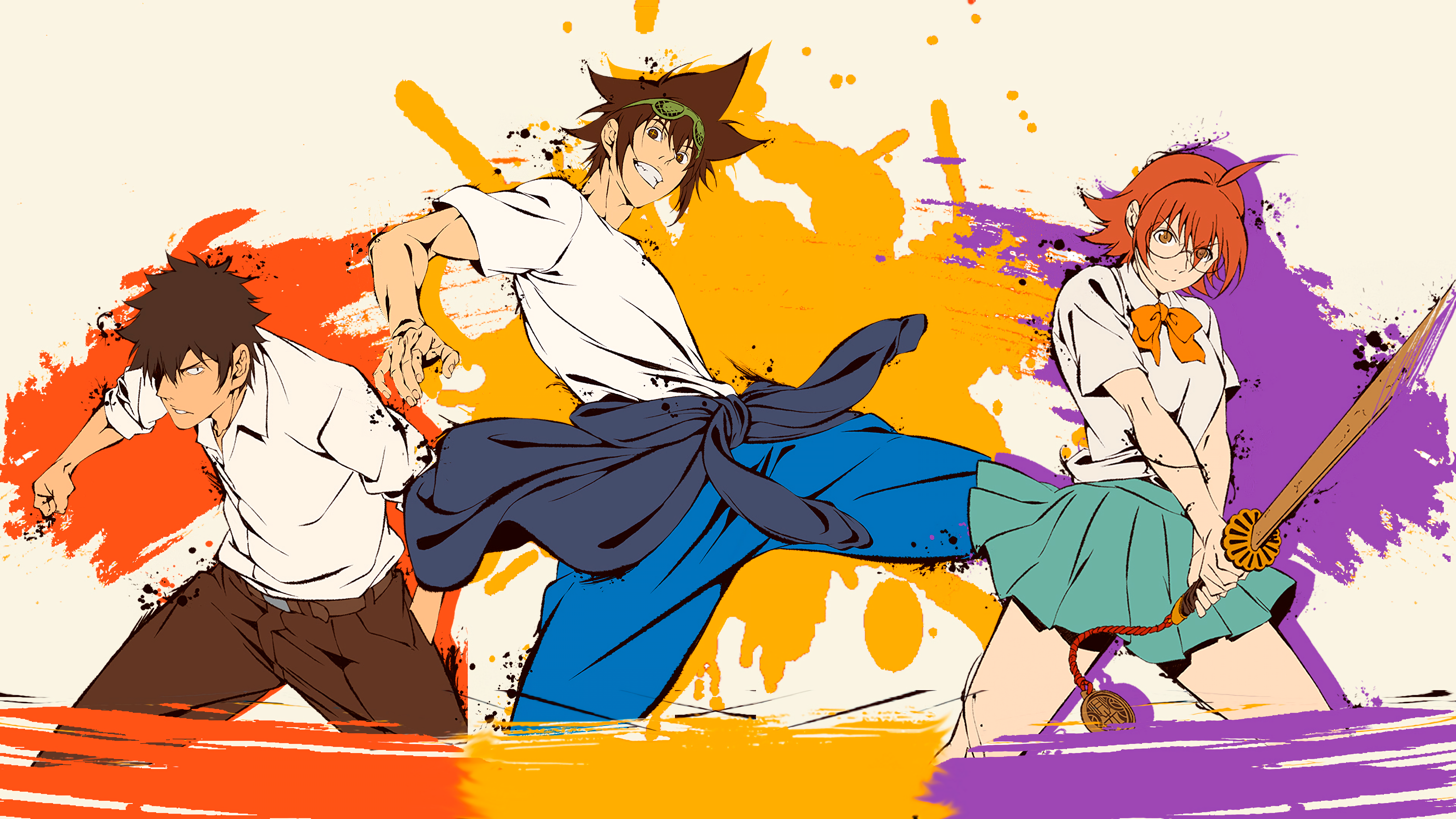 Han Daewi Jin Mori The God Of High School Yu Mira Wallpaper:5120x2880