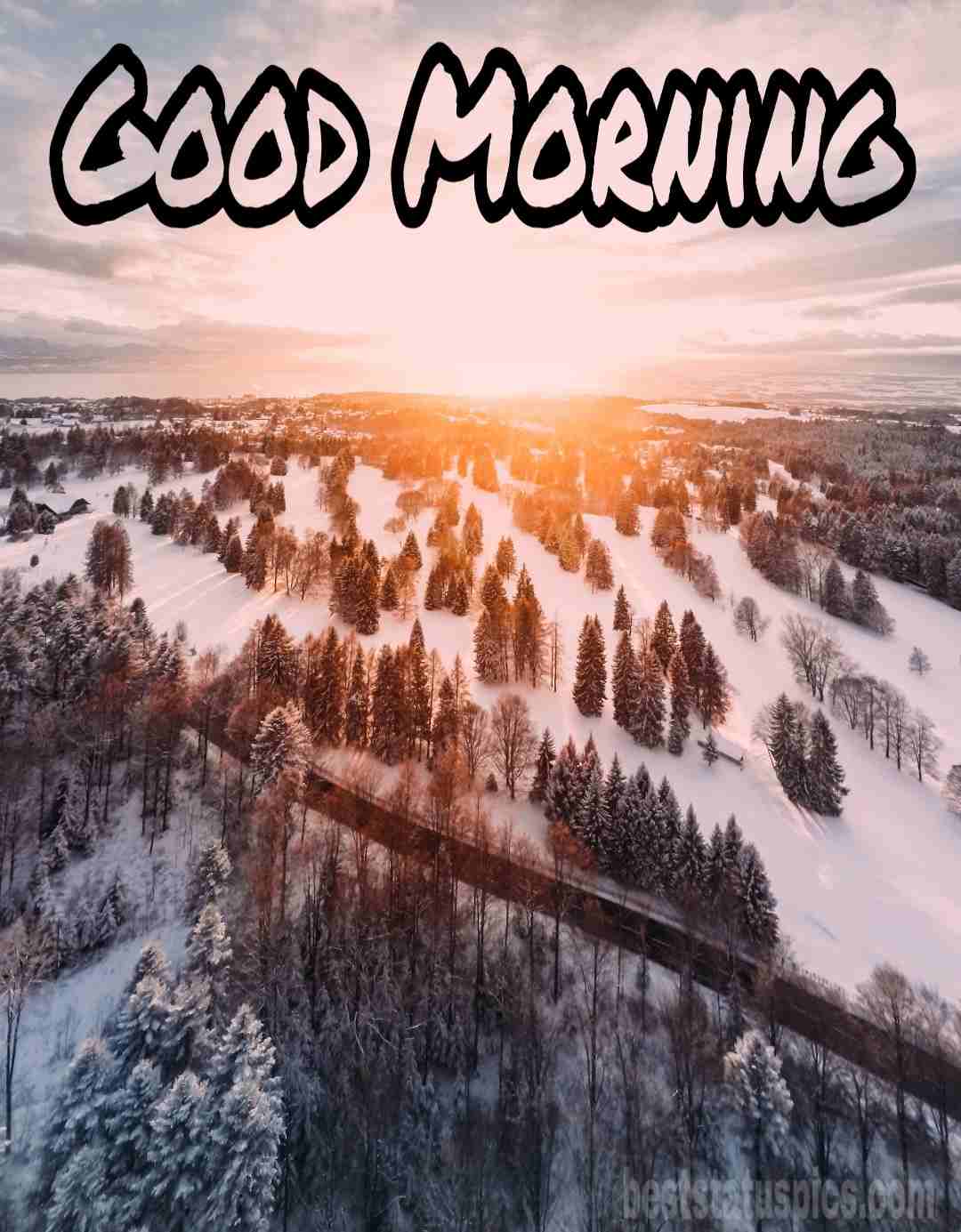 Winter Good Morning Wishes HD Image, Picture Status Pics