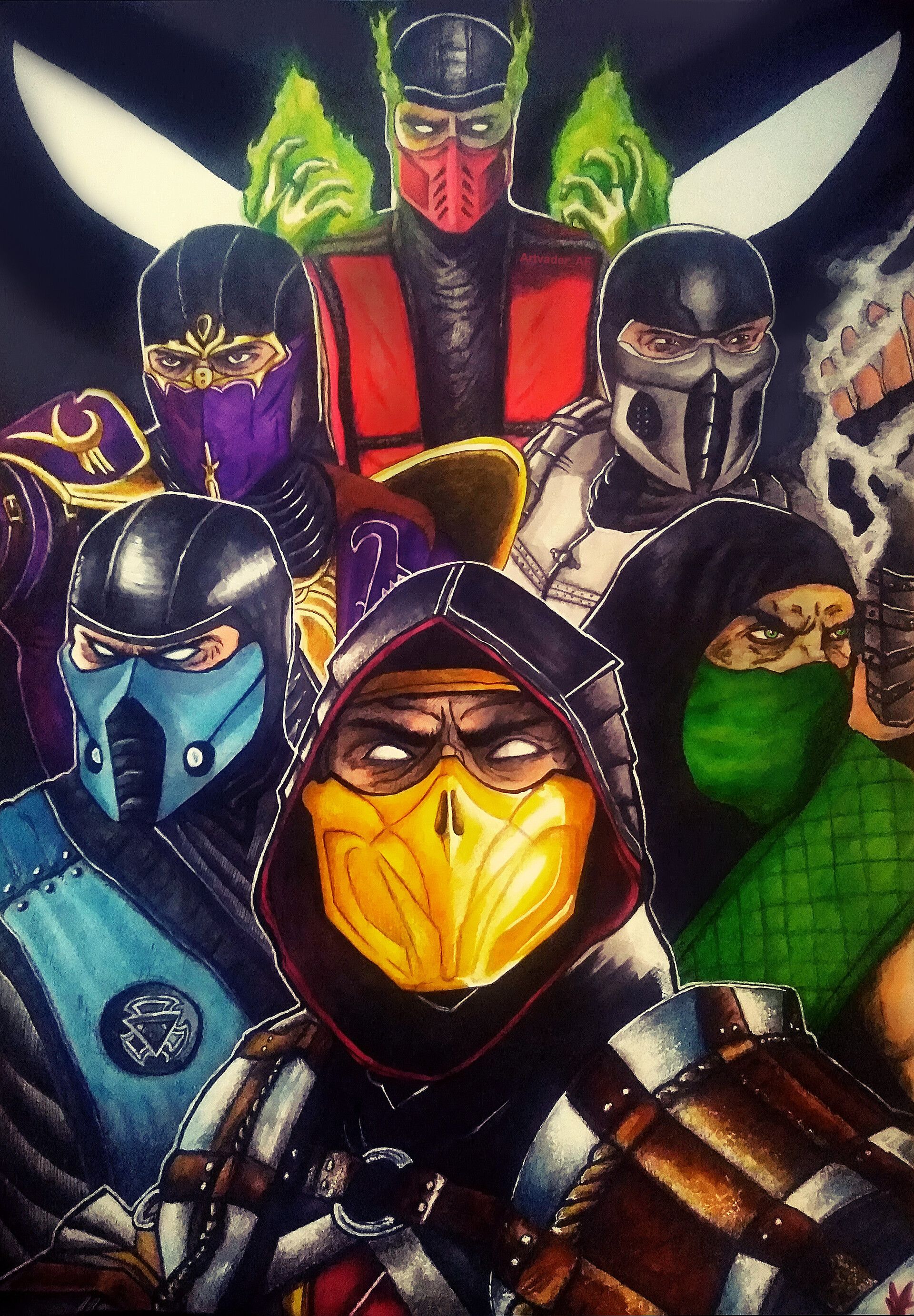 Mortal Kombat Ninjas. Mortal kombat art, Mortal kombat comics, Scorpion mortal kombat