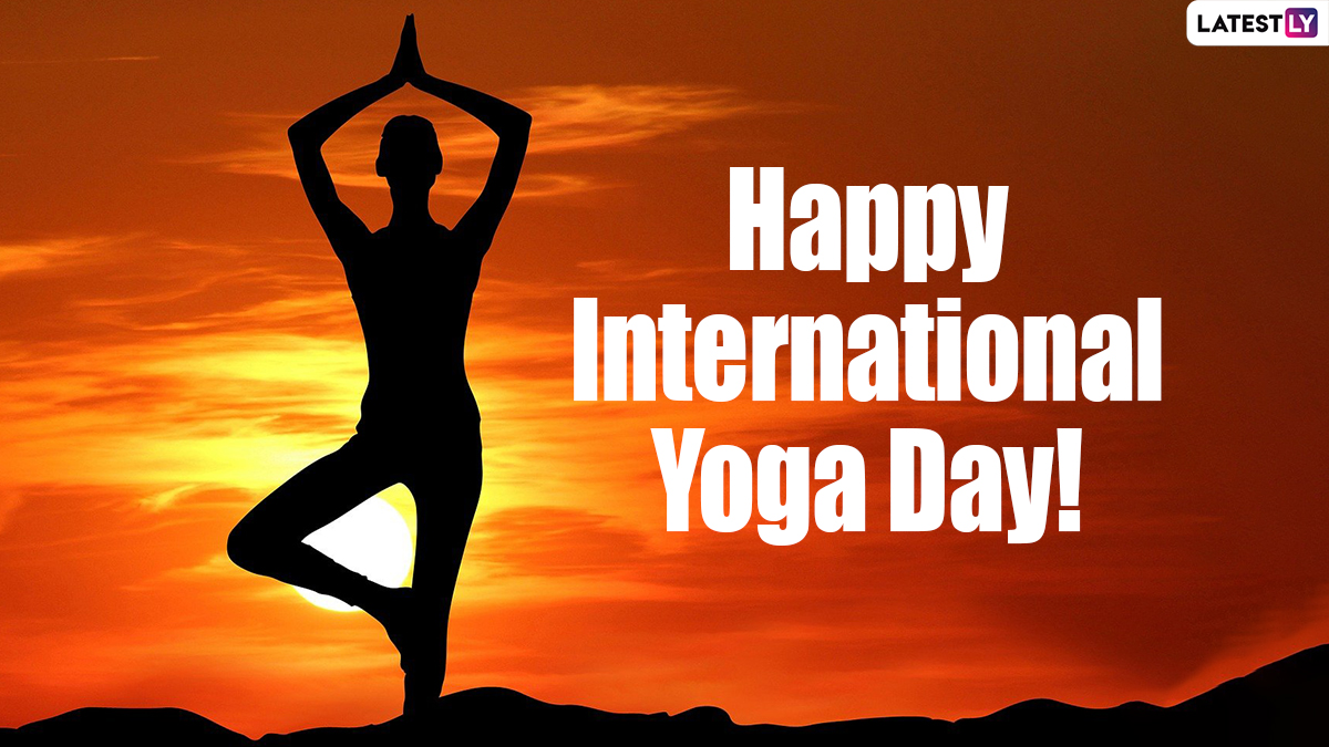 Happy International Yoga Day 2021 Wishes, Greetings & HD Image: WhatsApp Stickers, GIF Messages, Facebook Quotes and SMS to Share on June 21