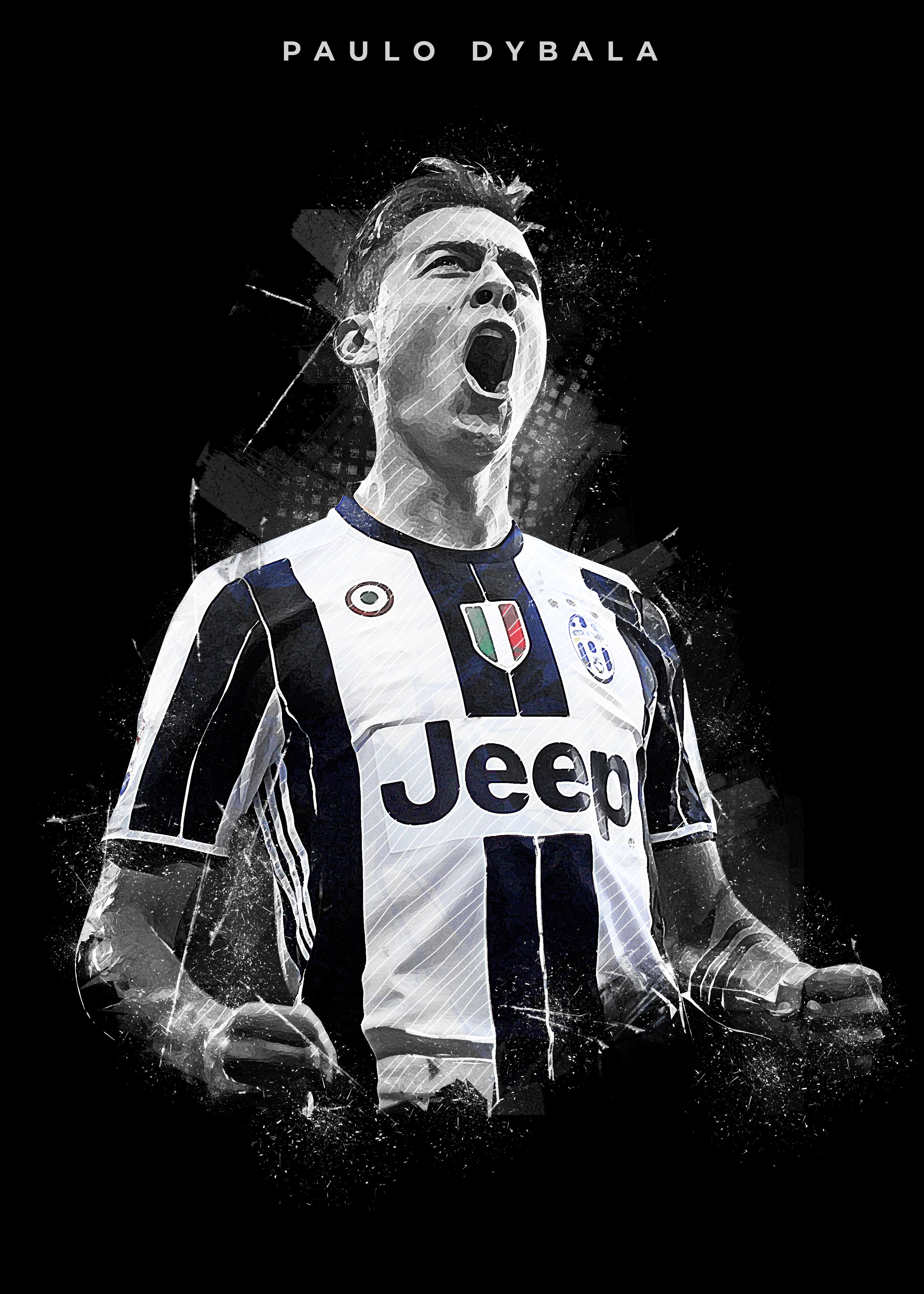 Paulo Dybala' Poster by Creative Shop. Displate. Soccer picture, Football poster, Neymar jr wallpaper