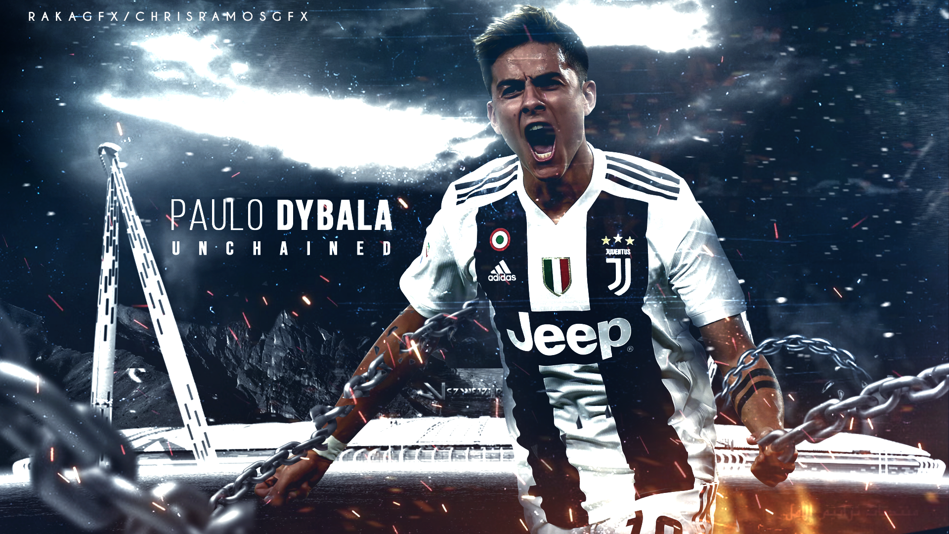 1920x1080 Juventus F.C., Paulo Dybala, Soccer, Argentinian wallpaper PNG