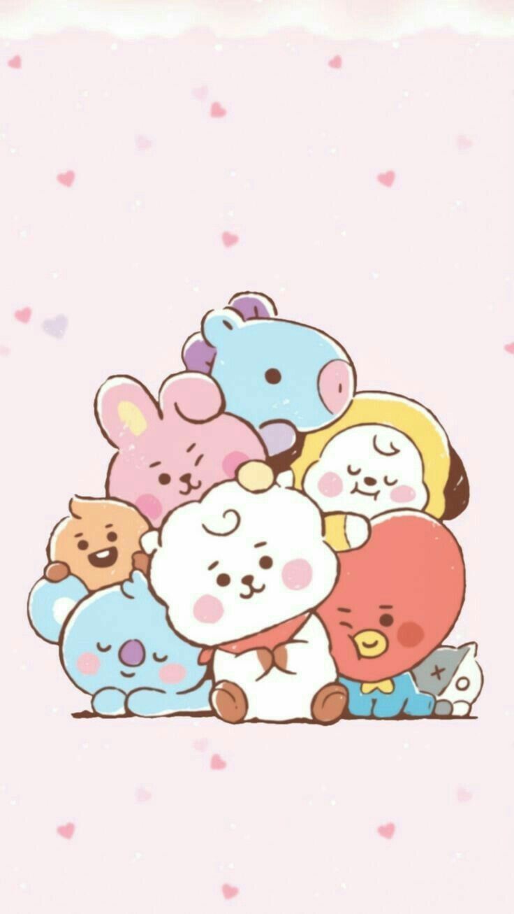 Kawaii BTS Wallpapers - Wallpaper Cave