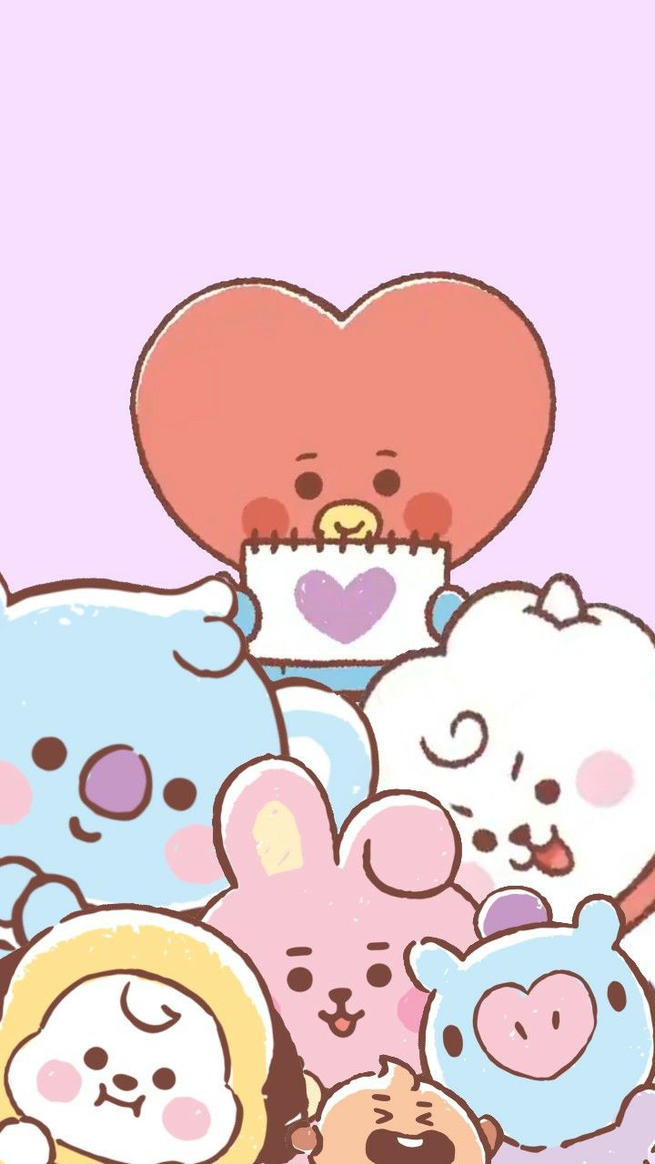 Kawaii Bt21 Wallpaper