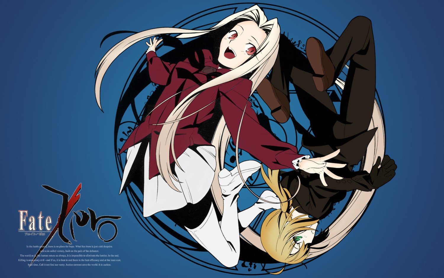 Fate Series, Fate Zero, Anime girls, Saber, Irisviel von Einzbern Wallpaper HD / Desktop and Mobile Background