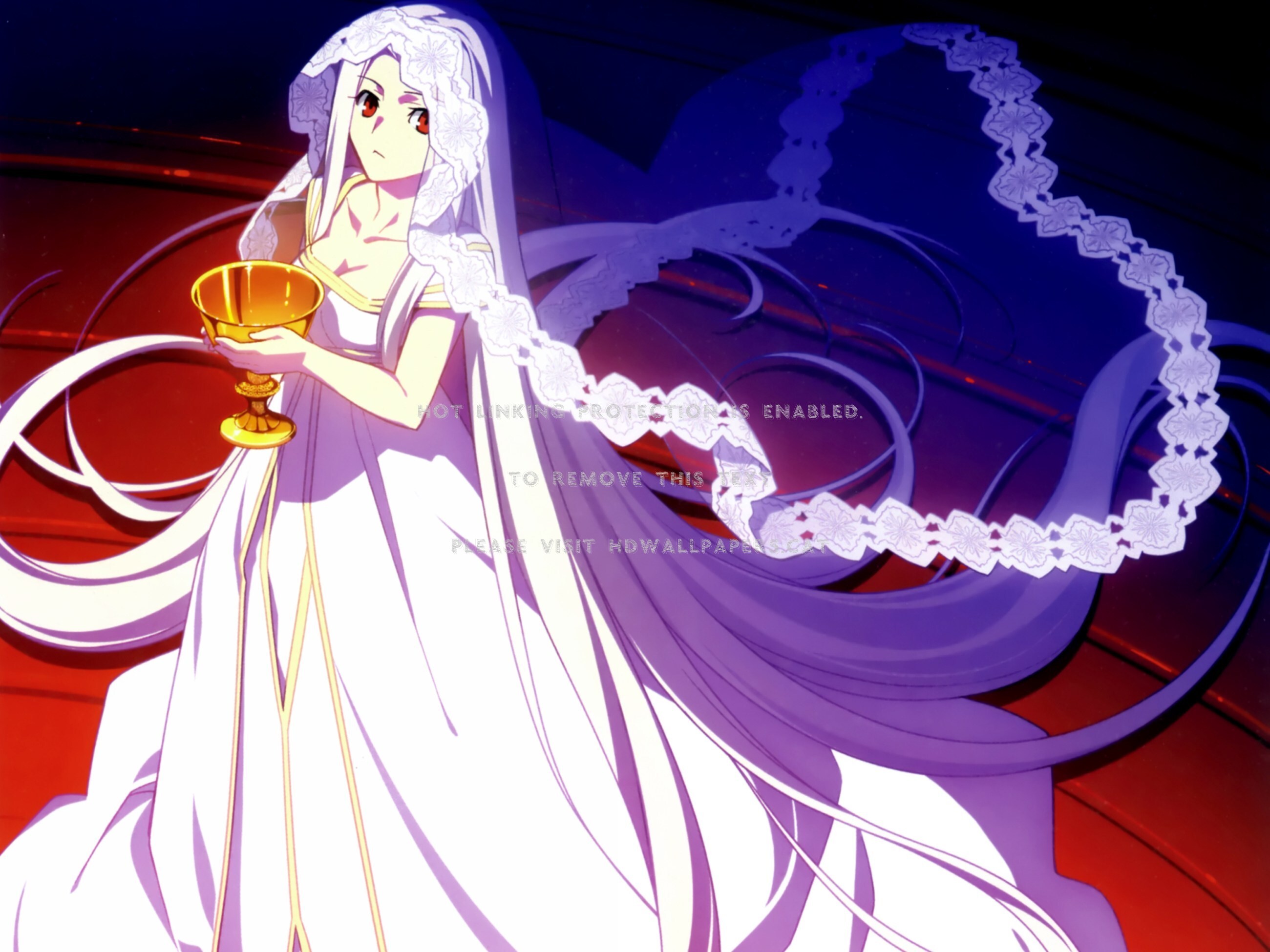 irisviel von einzbern long hair girl zero