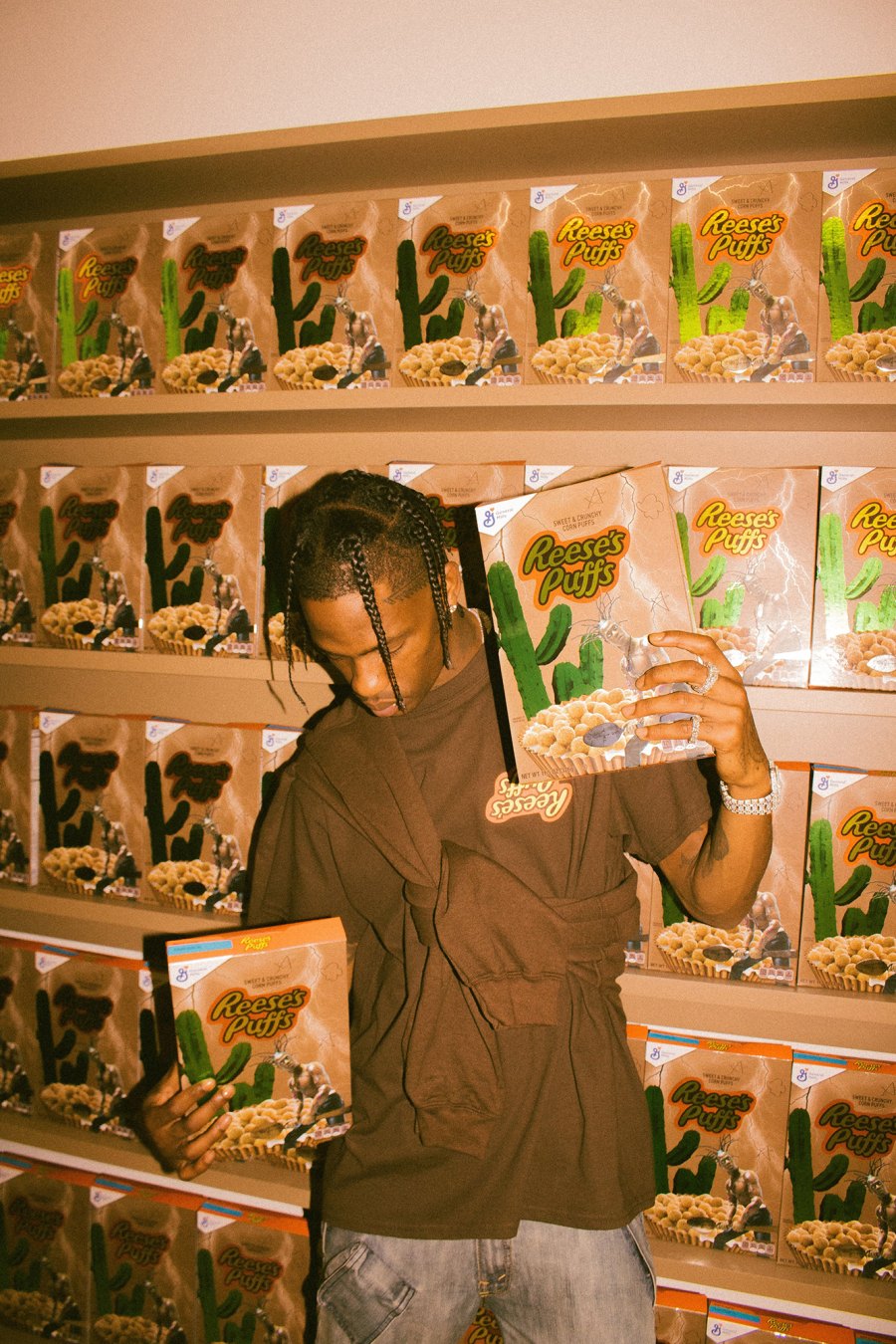 Travis Scott's Reese's Puffs Collab Sold Out in 30 Seconds: Photo