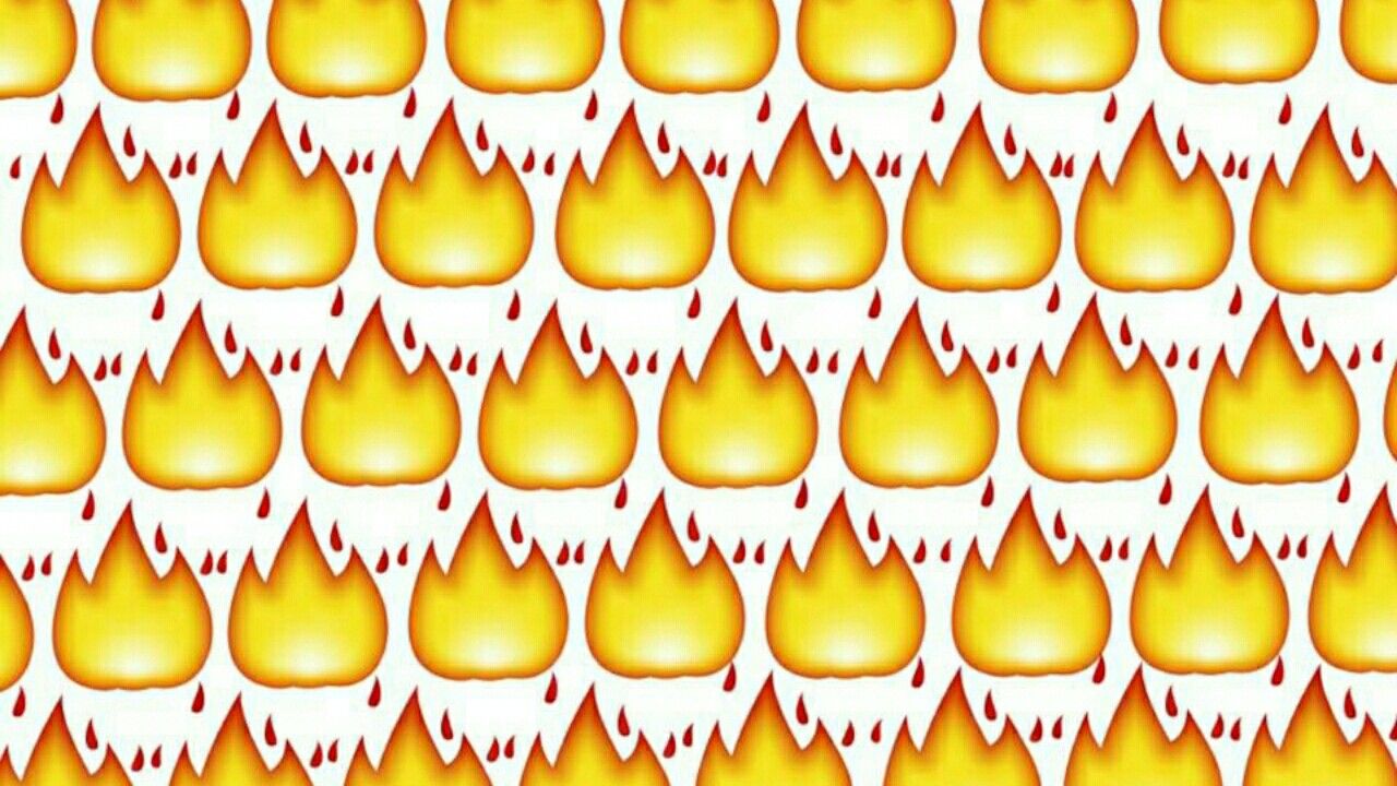 Emoji Fire Wallpaper