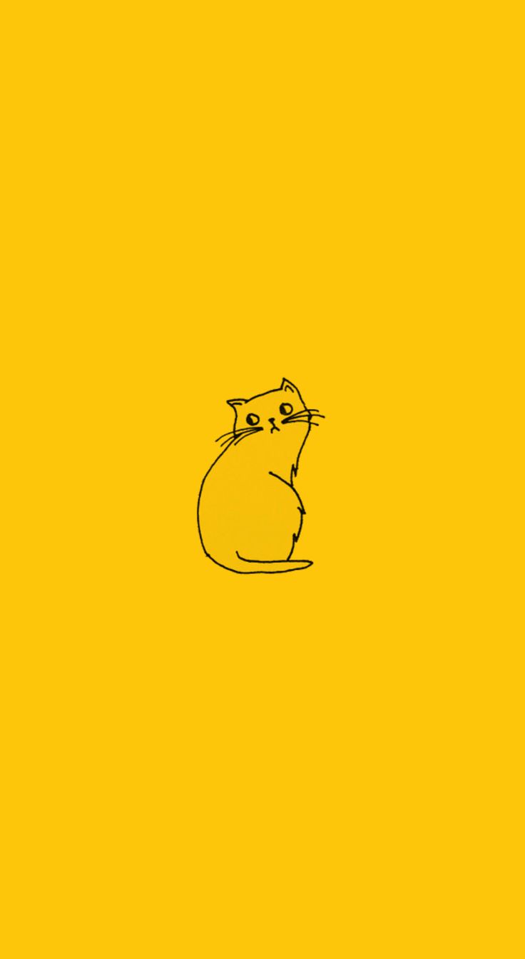 Cat wallpaper. Cat wallpaper, Yellow cat, Aesthetic wallpaper