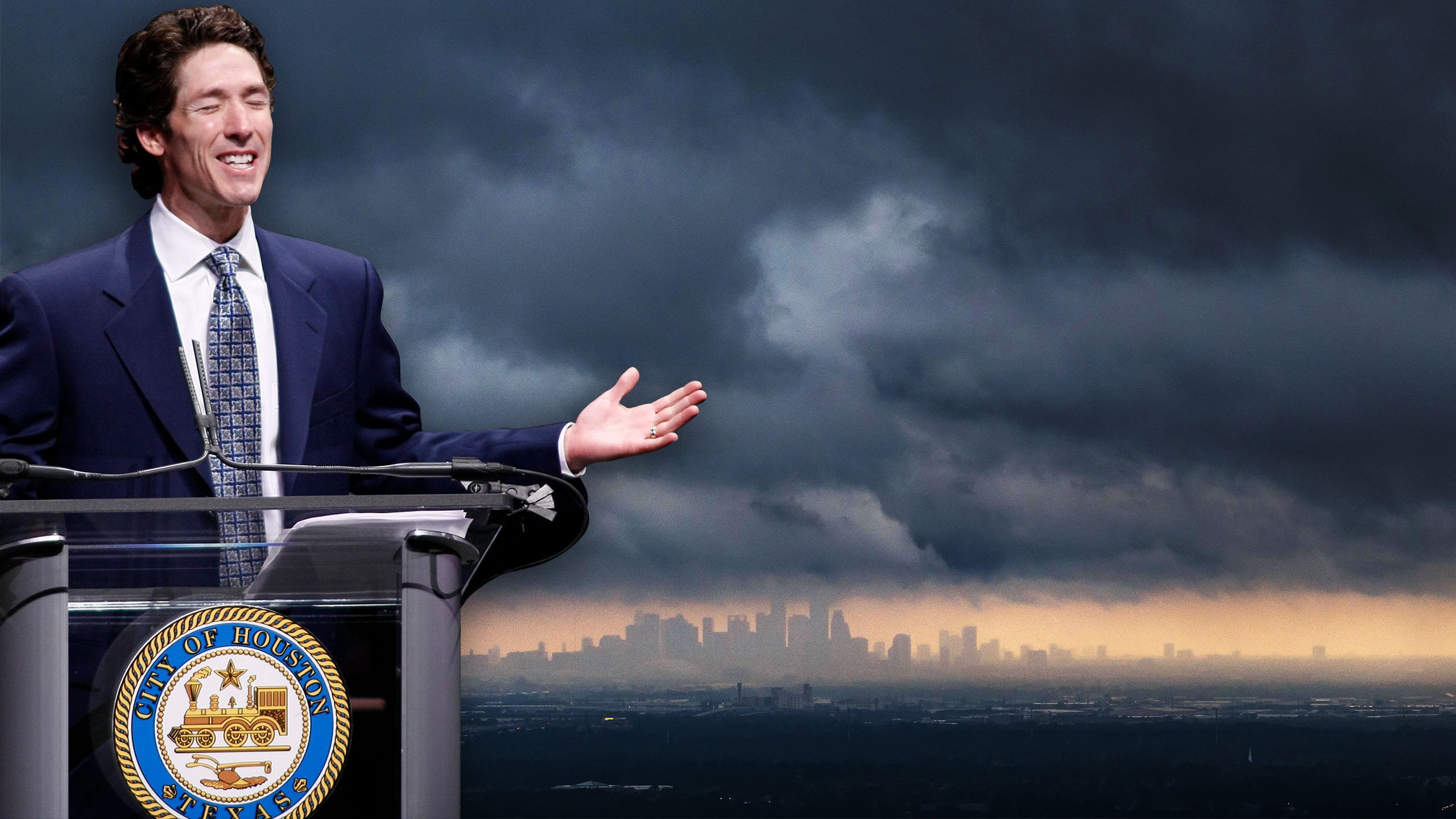 Joel Osteen's 'Prosperity Gospel' Made Him Houston's Hurricane Pariah