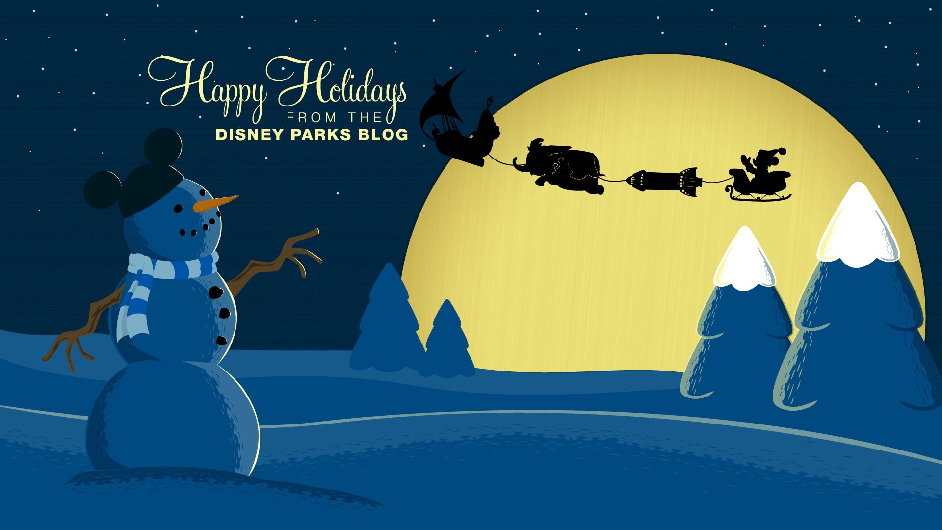 Disney Holiday Wallpaper