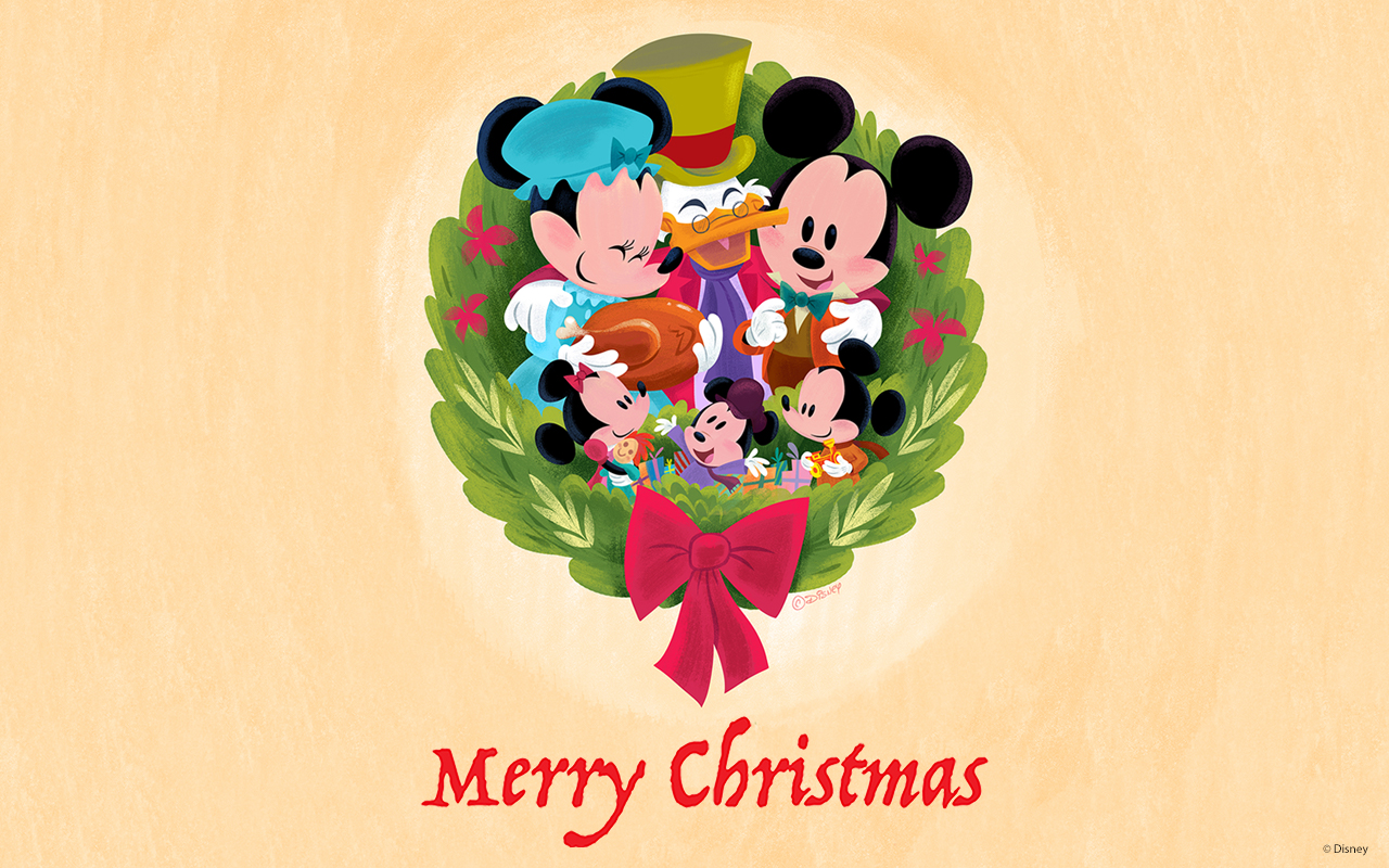 Download These Special Holiday Wallpaper Designed by Disney Artists Now