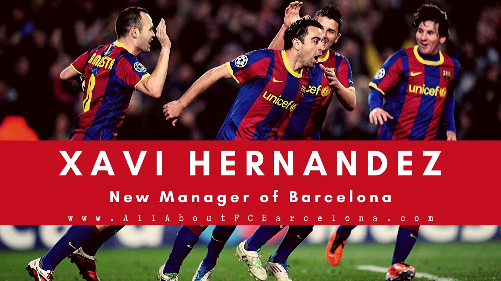 Barcelona Legend Xavi Hernandez to be announced as Coach of Barcelona on MOnday