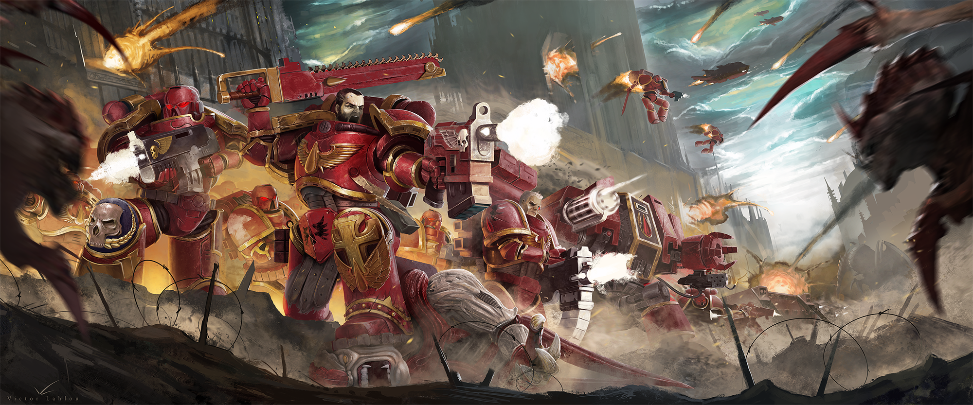 Warhammer K Blood Angels Png 40k Wallpaper Blood Angels