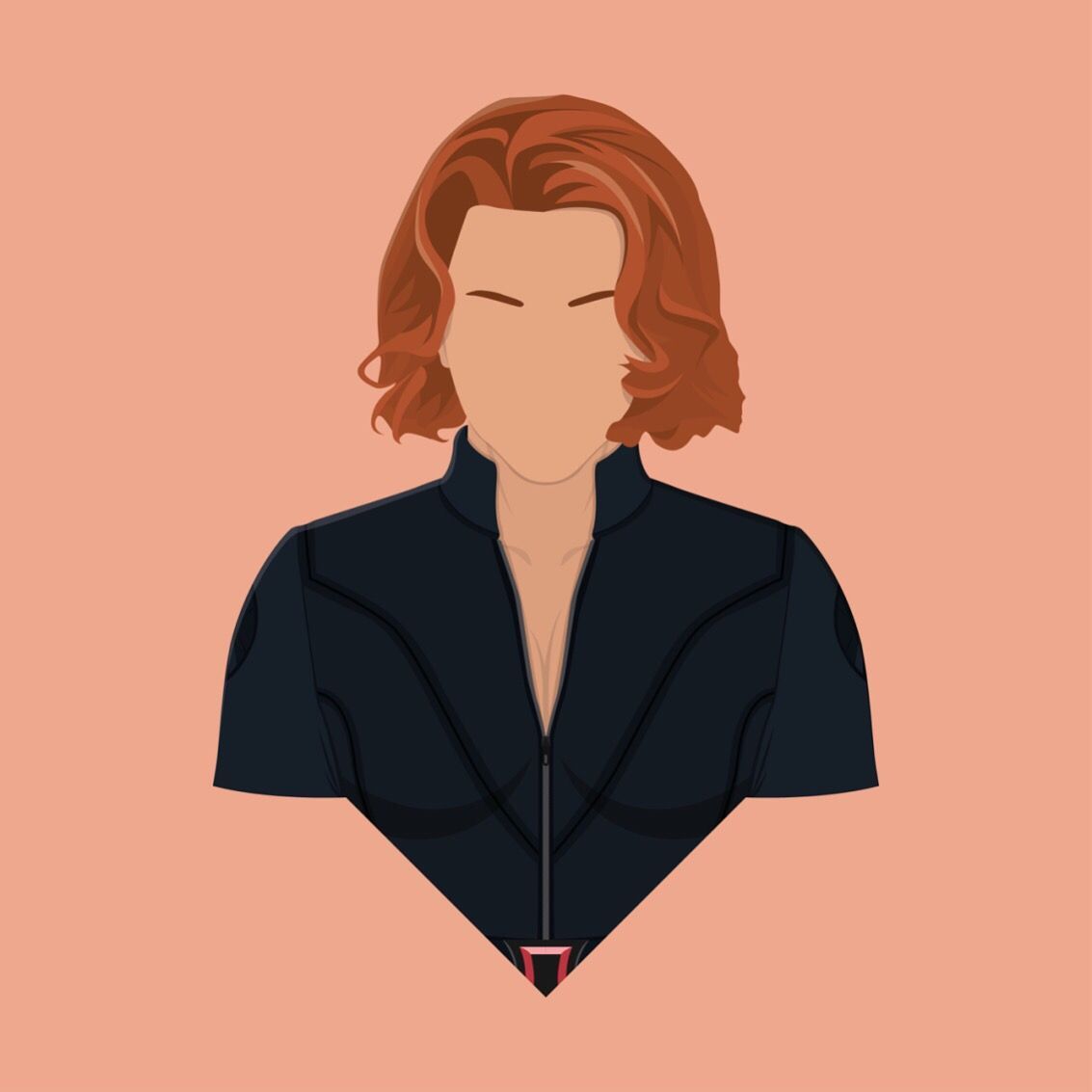 Black Widow Minimalist Wallpapers - Wallpaper Cave