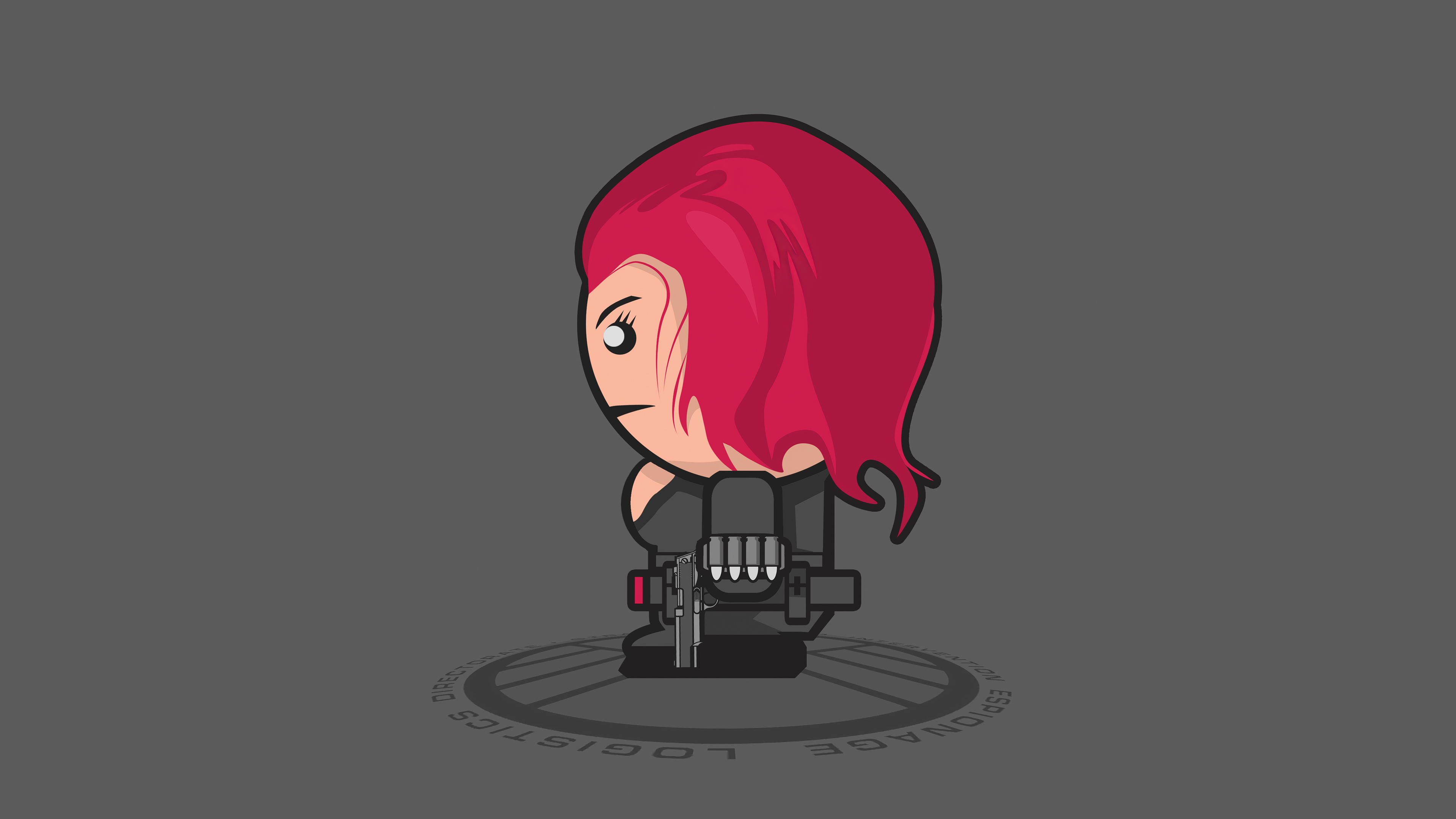 Black Widow Minimalist Wallpapers - Wallpaper Cave