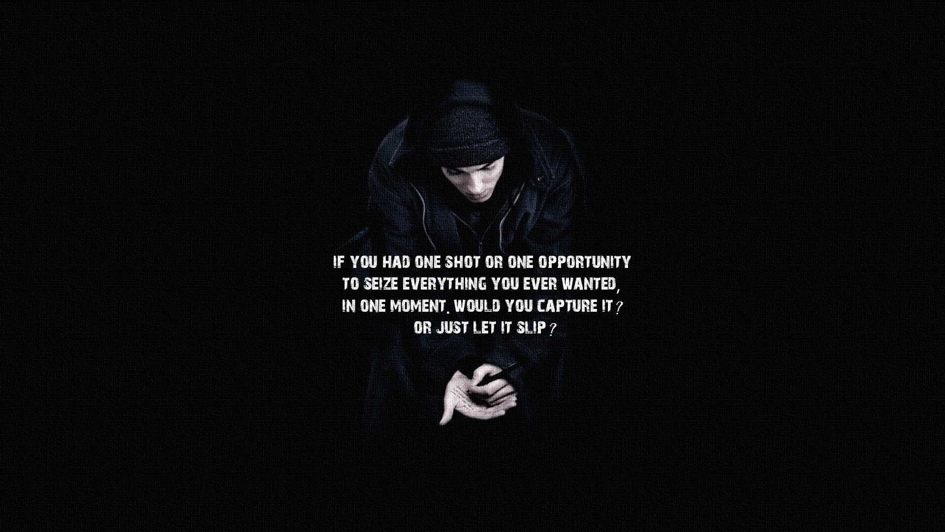 men, Eminem, Rap, Hip hop, Lose yourselft, Motivational, One shot, Lyrics, Typography, Music Wallpaper HD / Desktop and Mobile Background