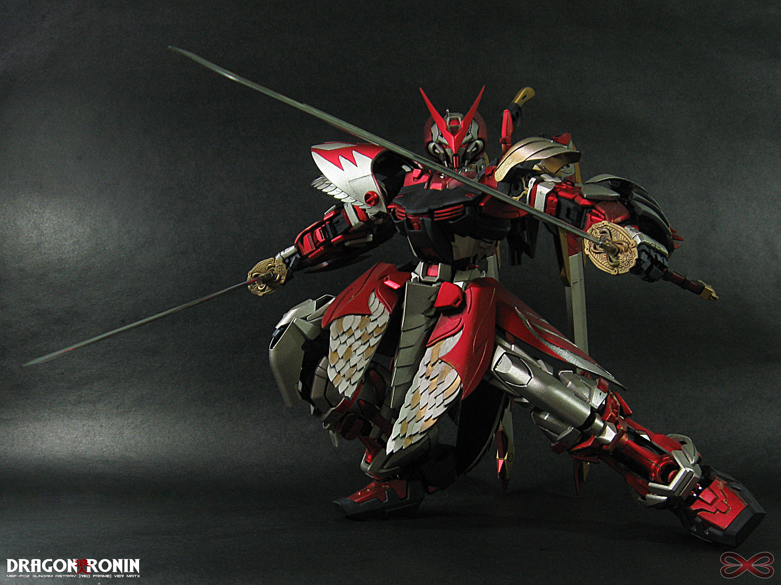 Gundam Astray Red Frame “Dragon Ronin”: Photoreview Wallpaper Size Image. Great Work
