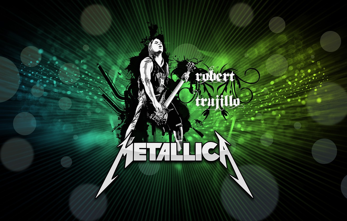 Wallpaper guitarist, rock, metallica, electric guitar, bass guitar, robert trujillo image for desktop, section музыка
