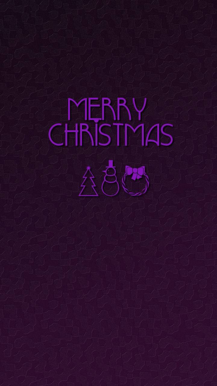 Purple Christmas Wallpaper