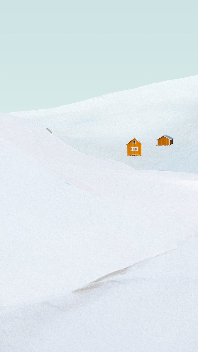 Minimal mobile wallpaper of house