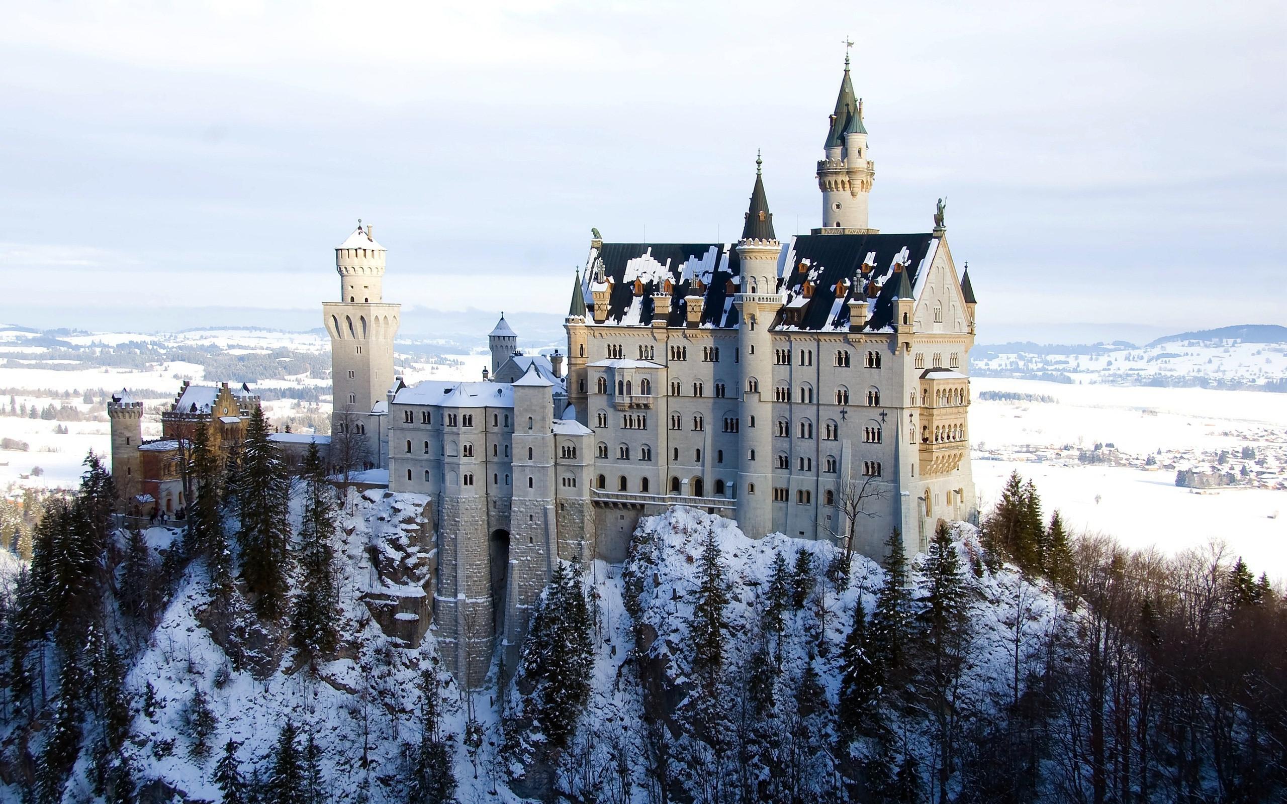 Castles Winter Wallpaper
