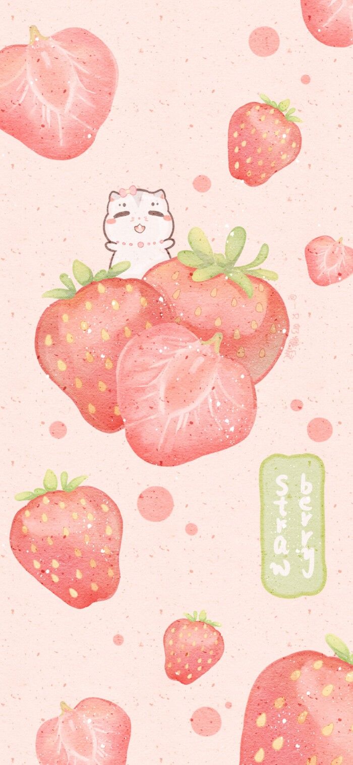 🎀Fraise!!🎀  Kawaii wallpaper, Cute wallpapers, Cute anime wallpaper