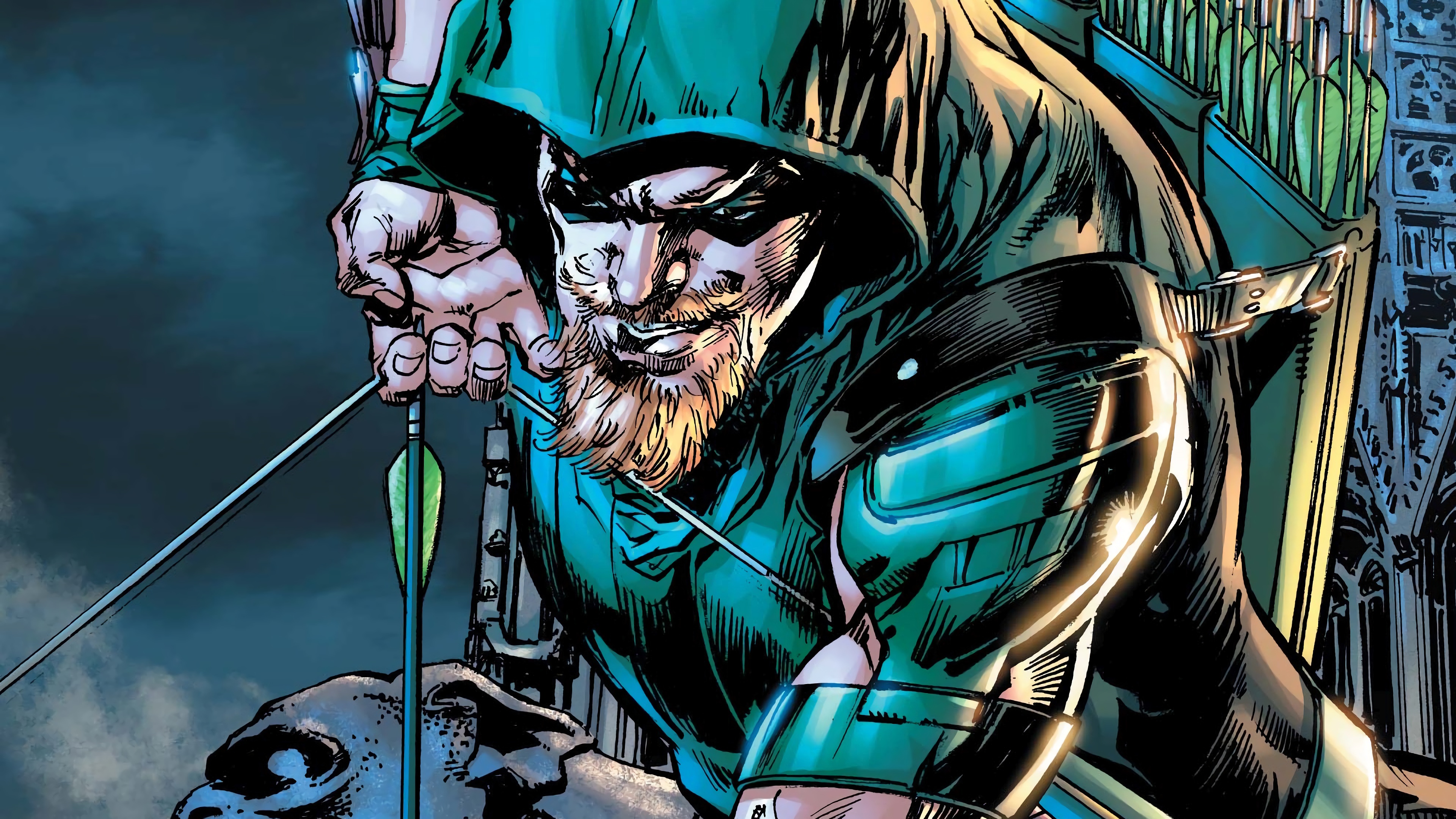 Green Arrow DC Comics 4K