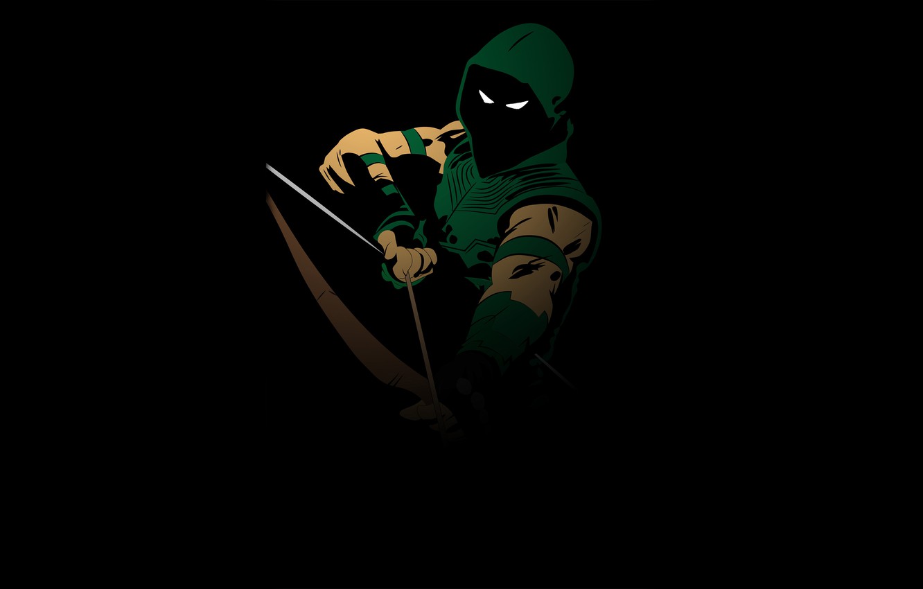 Wallpaper Art, Green Arrow, Oliver Queen, Comics DC, Emerald Archer image for desktop, section фантастика