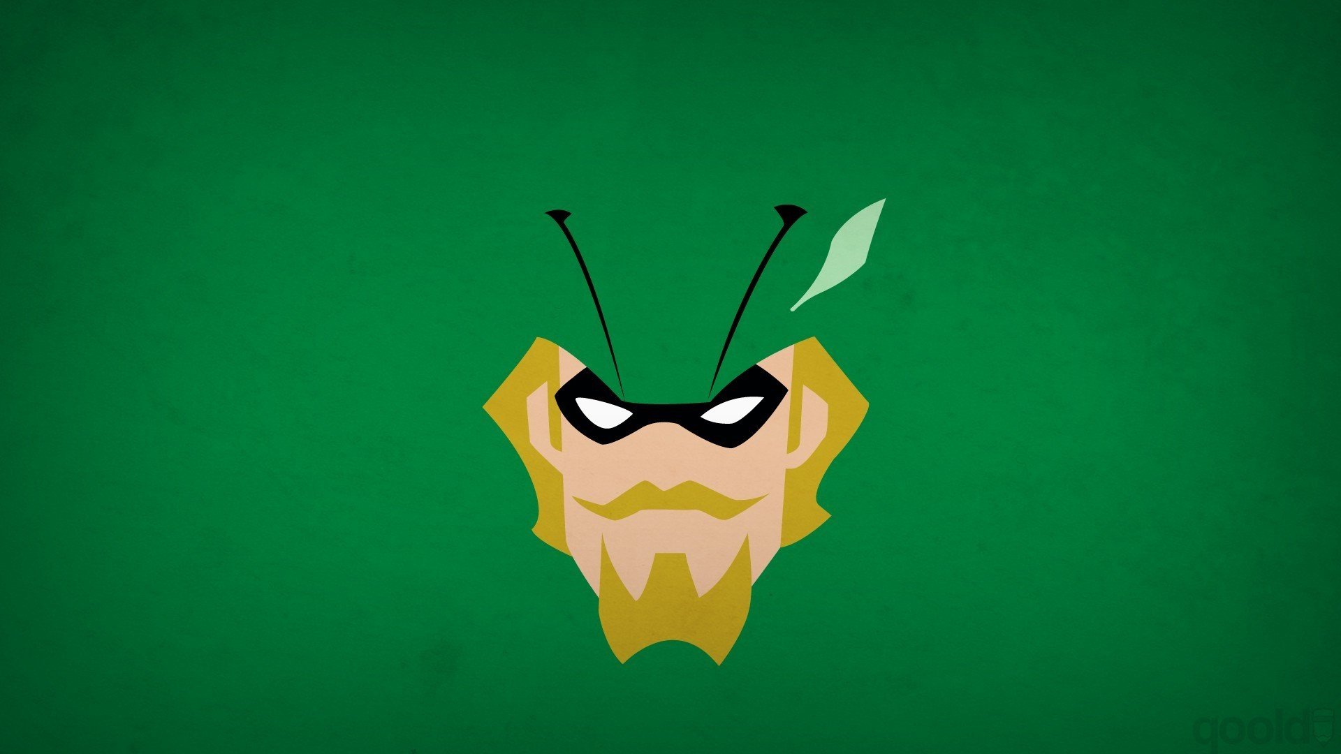 #Green Arrow, #minimalism, #DC Comics, #simple background, #Blo0p, # comics, #superhero, wallpaper HD Wallpaper